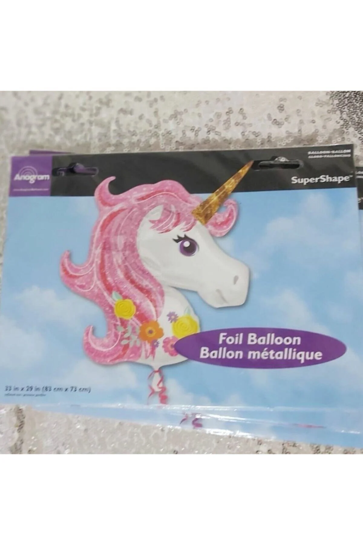 Fırsat Ayı Folyo Balon Unicorn Pembe 83x73cm Anagram Marka Pk:1