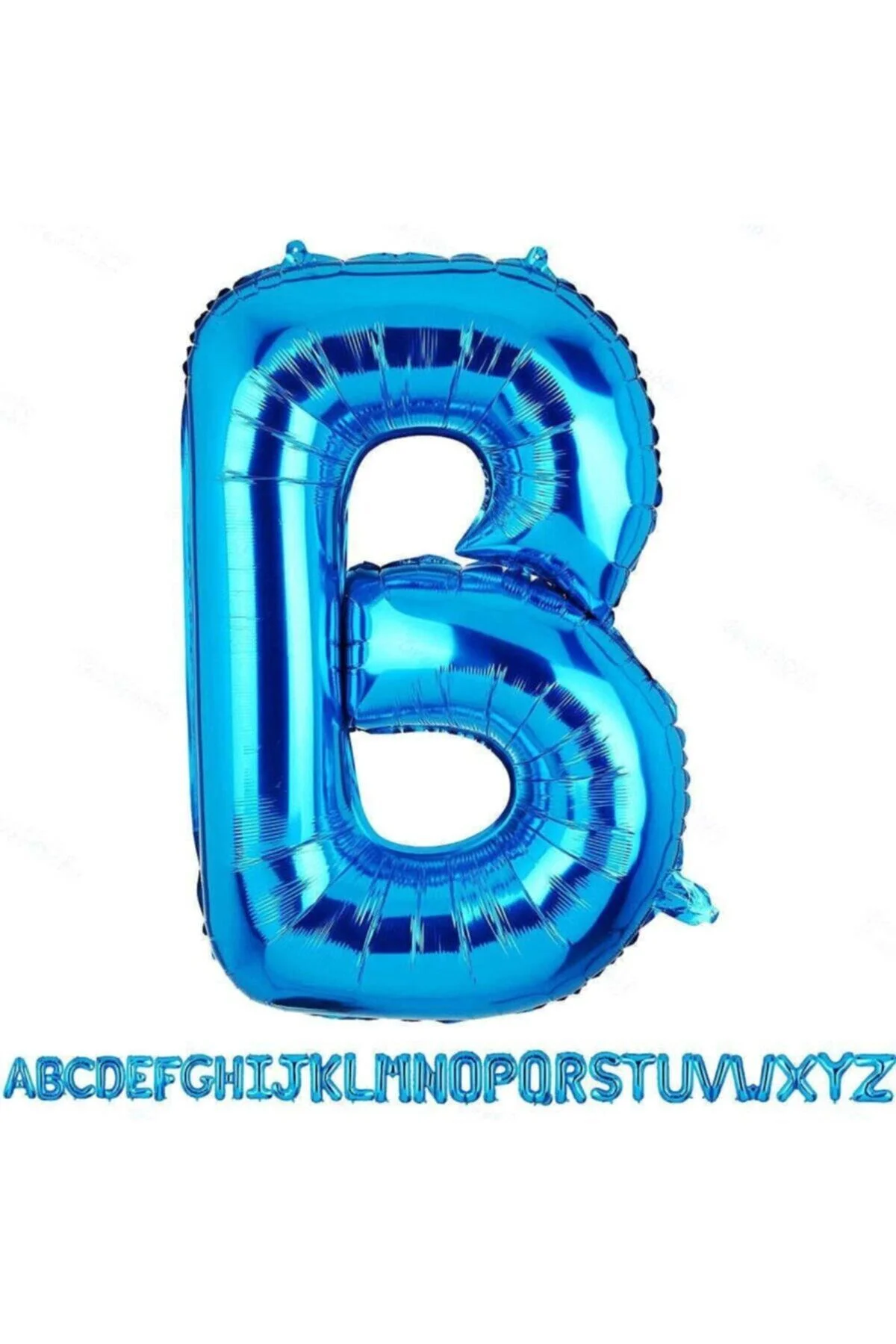 Fırsat Ayı 1 Metre Mavi B Harfi Folyo Harf Balon Mavi B Harf Folyo Balon B Harf Balon Uygun Balon