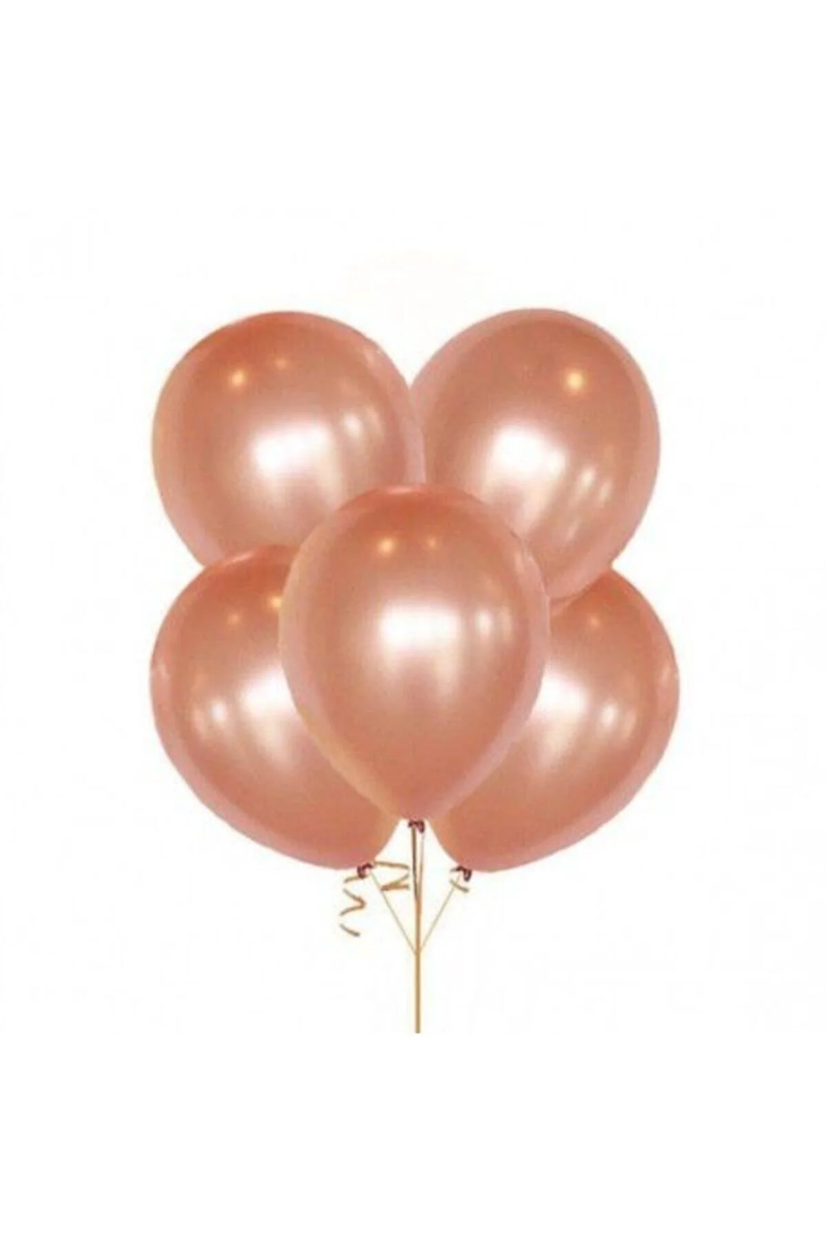 Fırsat Ayı 100 Adet Metalik Sedefli Kaliteli Uçan Balon Rose