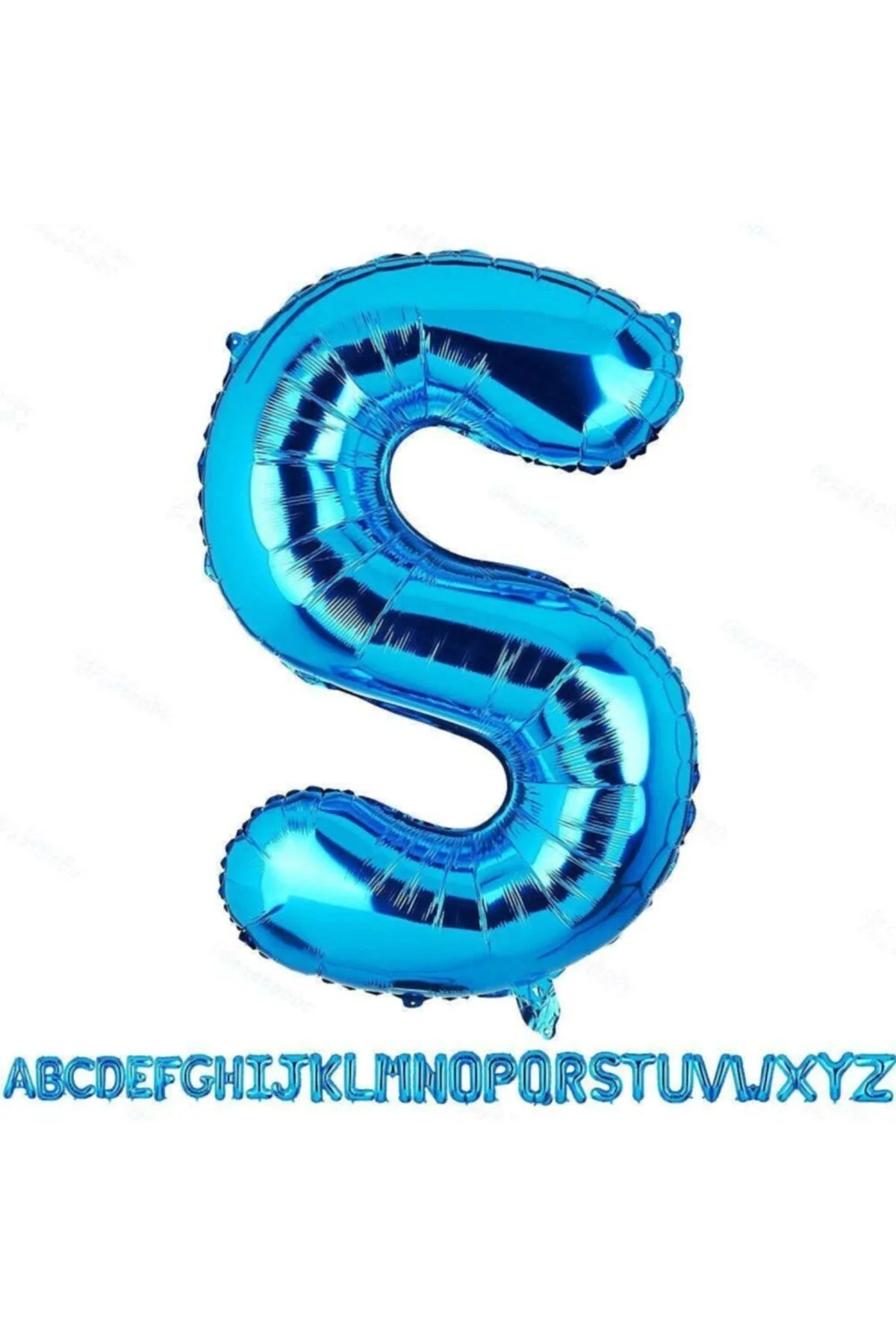 Fırsat Ayı 1 Metre Mavi S Harfi Folyo Harf Balon Mavi S Harf Folyo Balon S Harf Balon Dev Balon Mavi