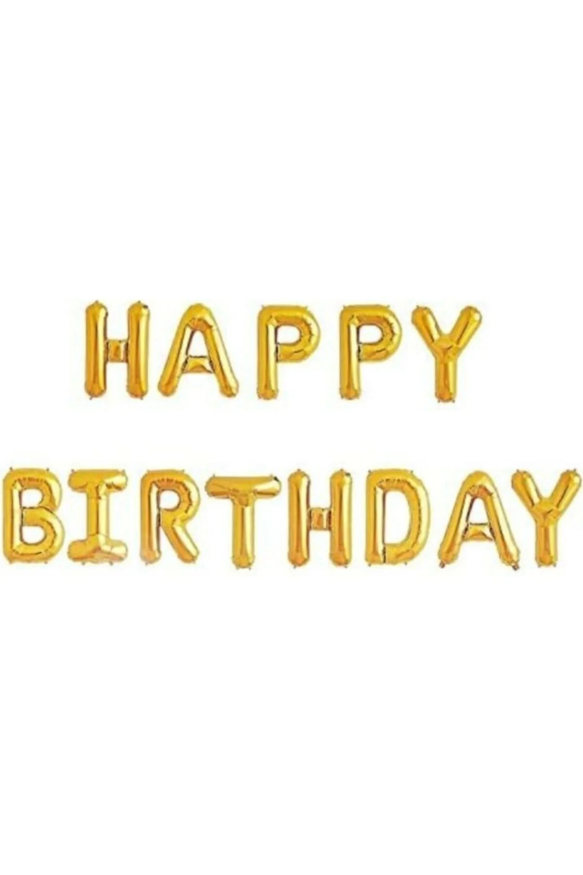 Fırsat Ayı Happy Bırthday Altın Renk Folyo Balon