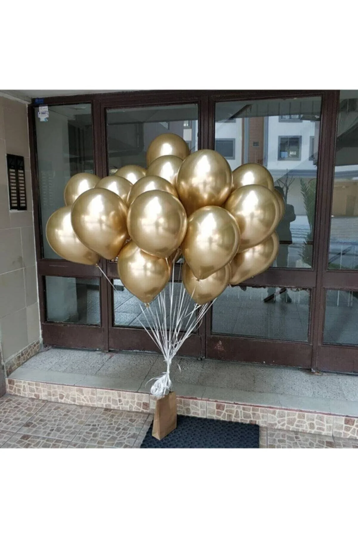 Krom Gold Balon Aynalı Balon 10lu - PEKSHOP Görsel 2