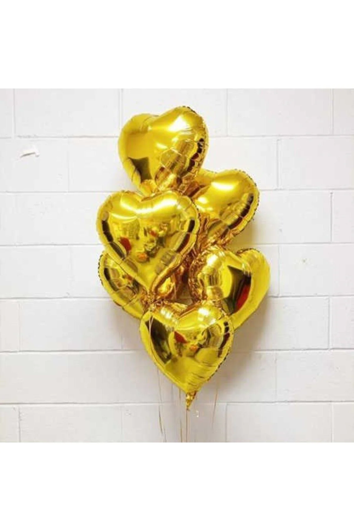 Altın Kalp Folyo Balon 45 Cm - Partioutlet Görsel 4