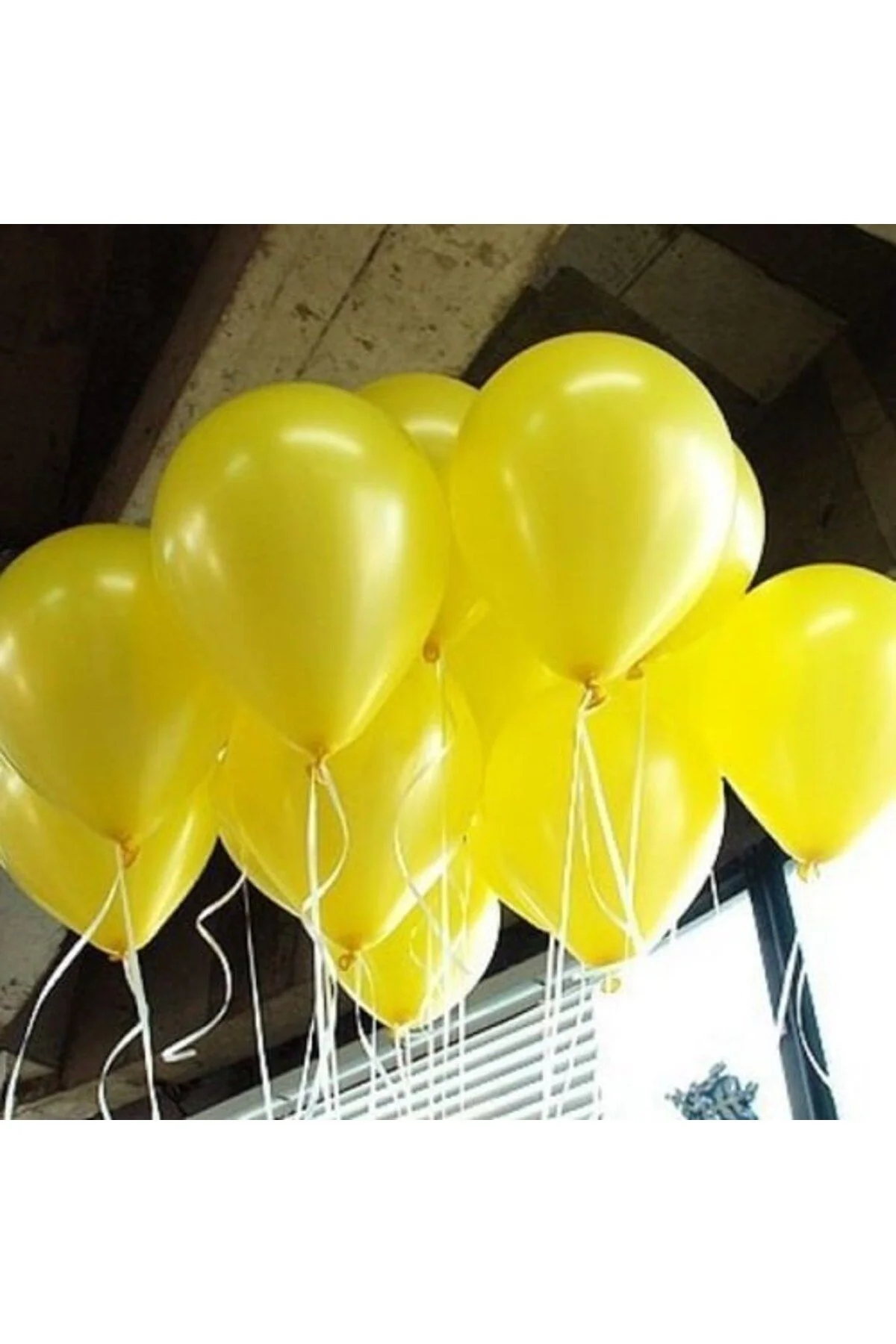Sarı Metalik Renk Zincir Balon Seti - Partioutlet Görsel 5