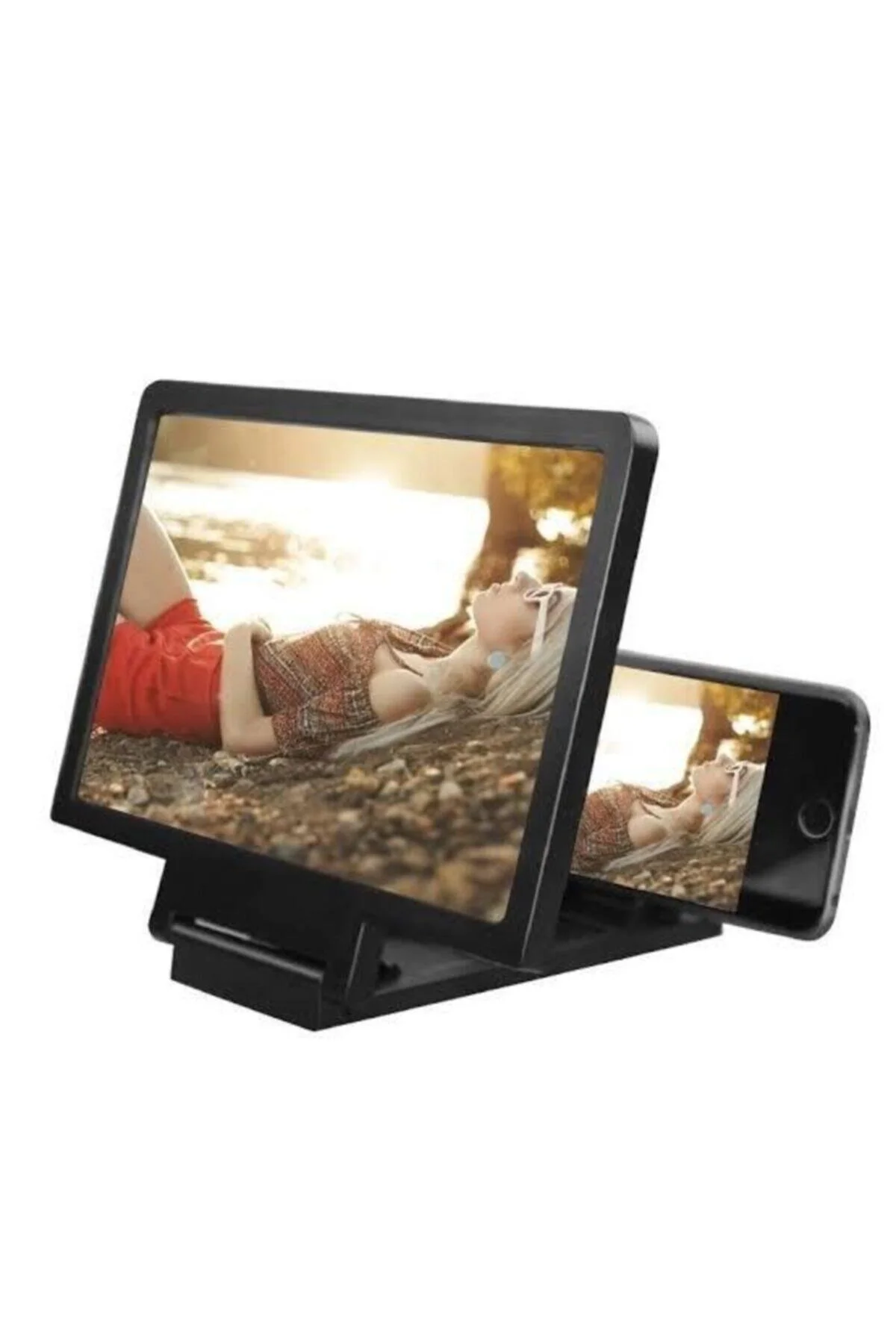 Telefon Ekran Büyütücü 3d Mercek Cep Telefonu Büyüteç Telefon Ekran Büyütme Için Büyütücü