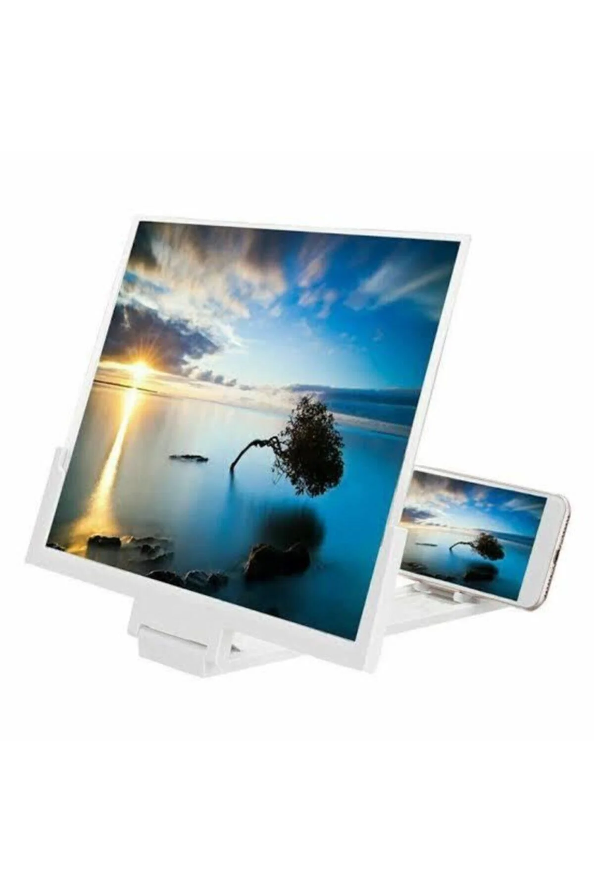 Telefon Ekran Büyütücü 3d Mercek Cep Telefonu Büyüteç Telefon Ekran Büyütme Için Büyütücü - Evren Görsel 2