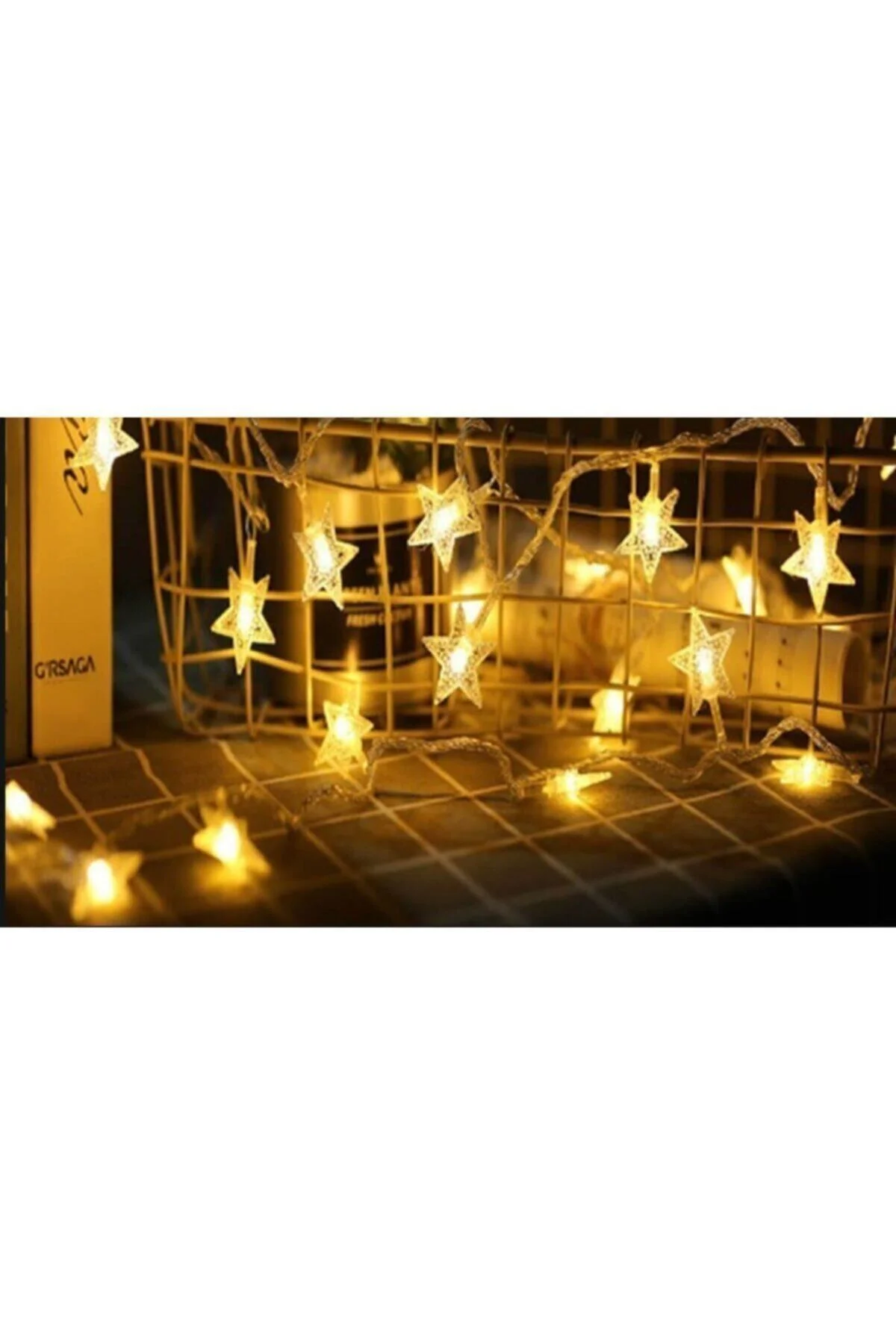 3 Adet - 3,5 Metre 20 Gün Işığı Yıldız Led / Animasyonlu/ Yılbaşı Süsü/ Hediyelik - alayımbari Görsel 2