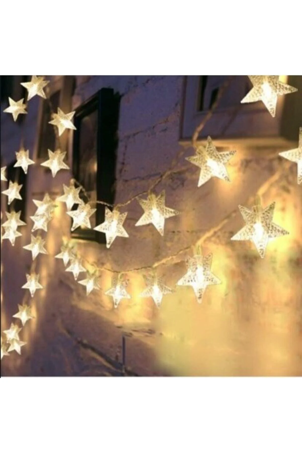 3 Adet - 3,5 Metre 20 Gün Işığı Yıldız Led / Animasyonlu/ Yılbaşı Süsü/ Hediyelik