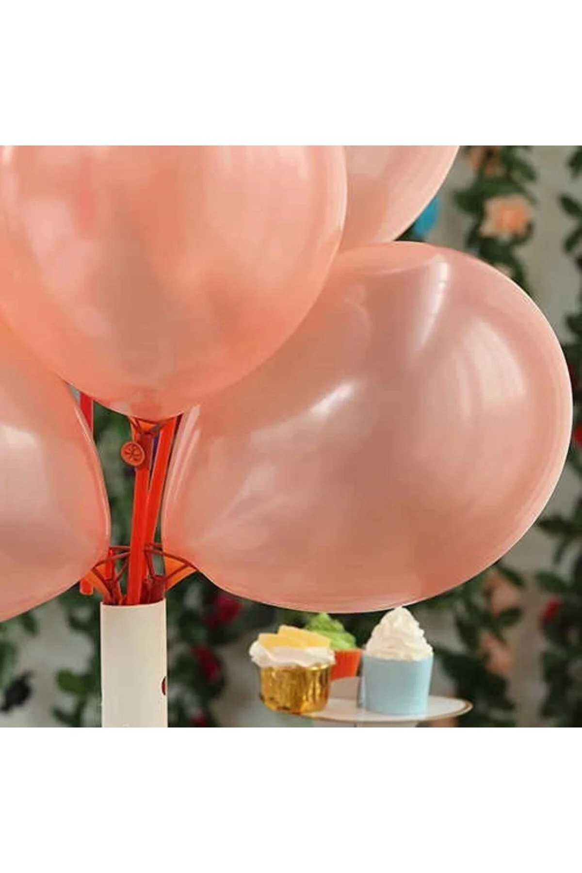 Somon Pastel Zincir Balon Seti - Partioutlet Görsel 3