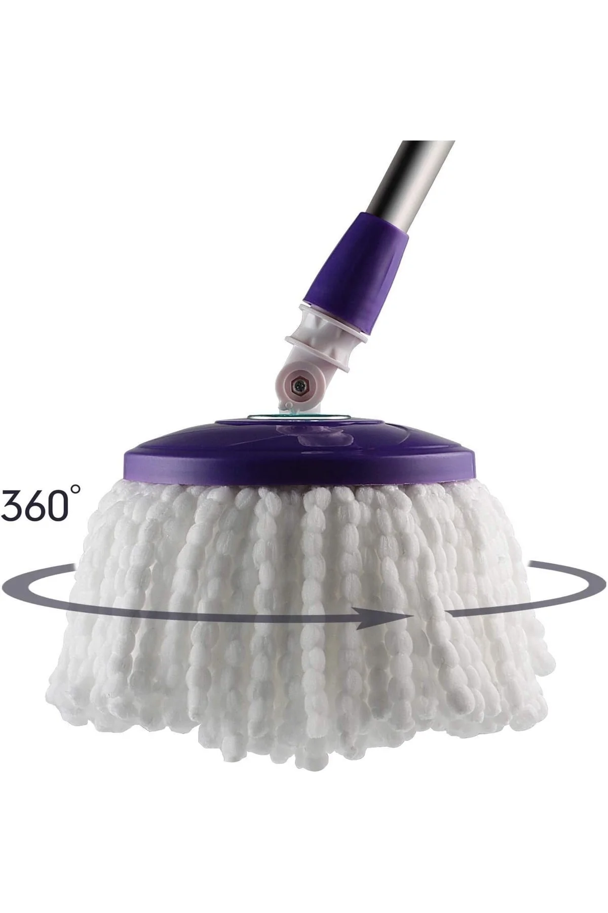4 Adet Yedek Uç - Yedek Mop Mikrofiber Bez - Vileda Temizlik Paspas Spin Mop - Xnews Görsel 2