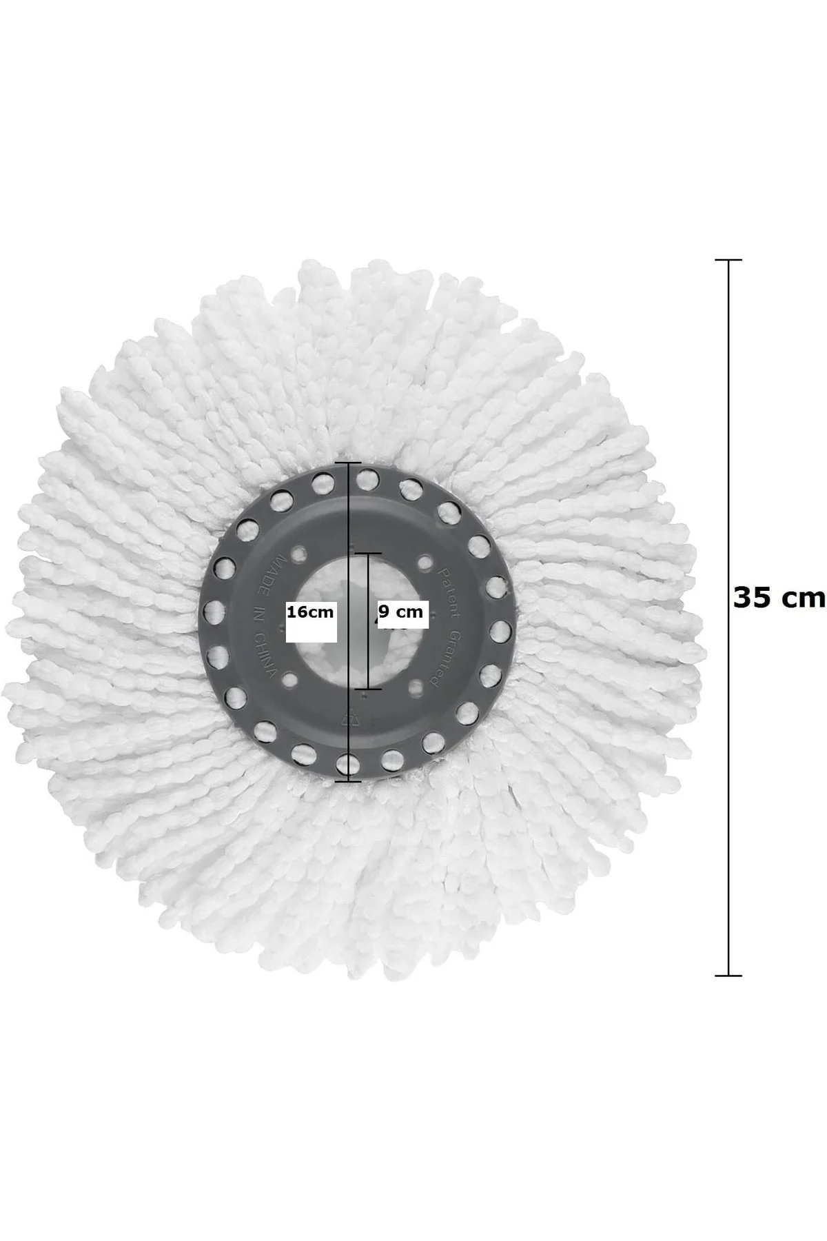 4 Adet Yedek Uç - Yedek Mop Mikrofiber Bez - Vileda Temizlik Paspas Spin Mop - Xnews Görsel 3