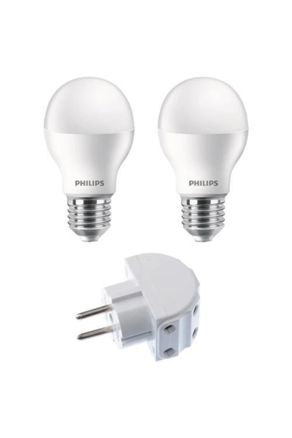 Essential 2li 8w E27 Led Ampul Priz Çoğaltıcı Seti 715280