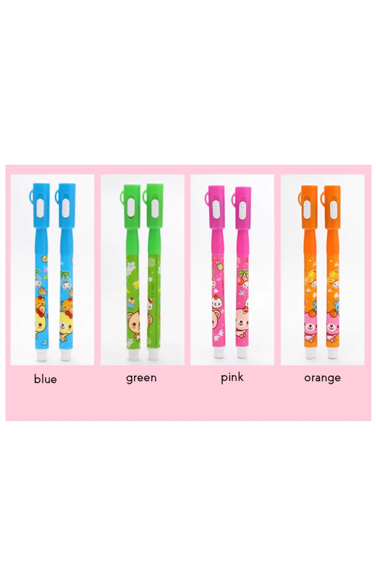 Mor Işıklı Sihirli Görünmez Kalem Işıklı Kalem İnvisible ink Pens Uv Led Light 4 Ad - pazariz Görsel 5