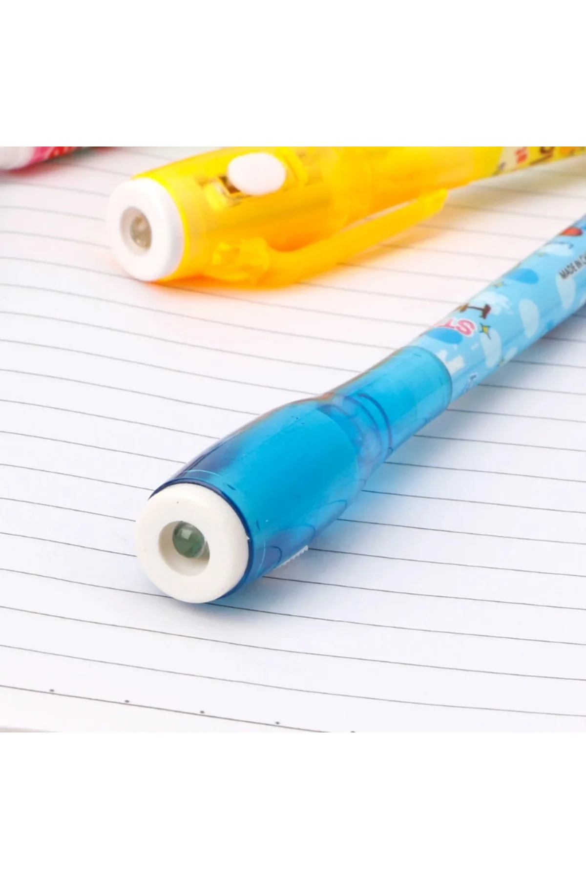 Mor Işıklı Sihirli Görünmez Kalem Işıklı Kalem İnvisible ink Pens Uv Led Light 4 Ad - pazariz Görsel 6