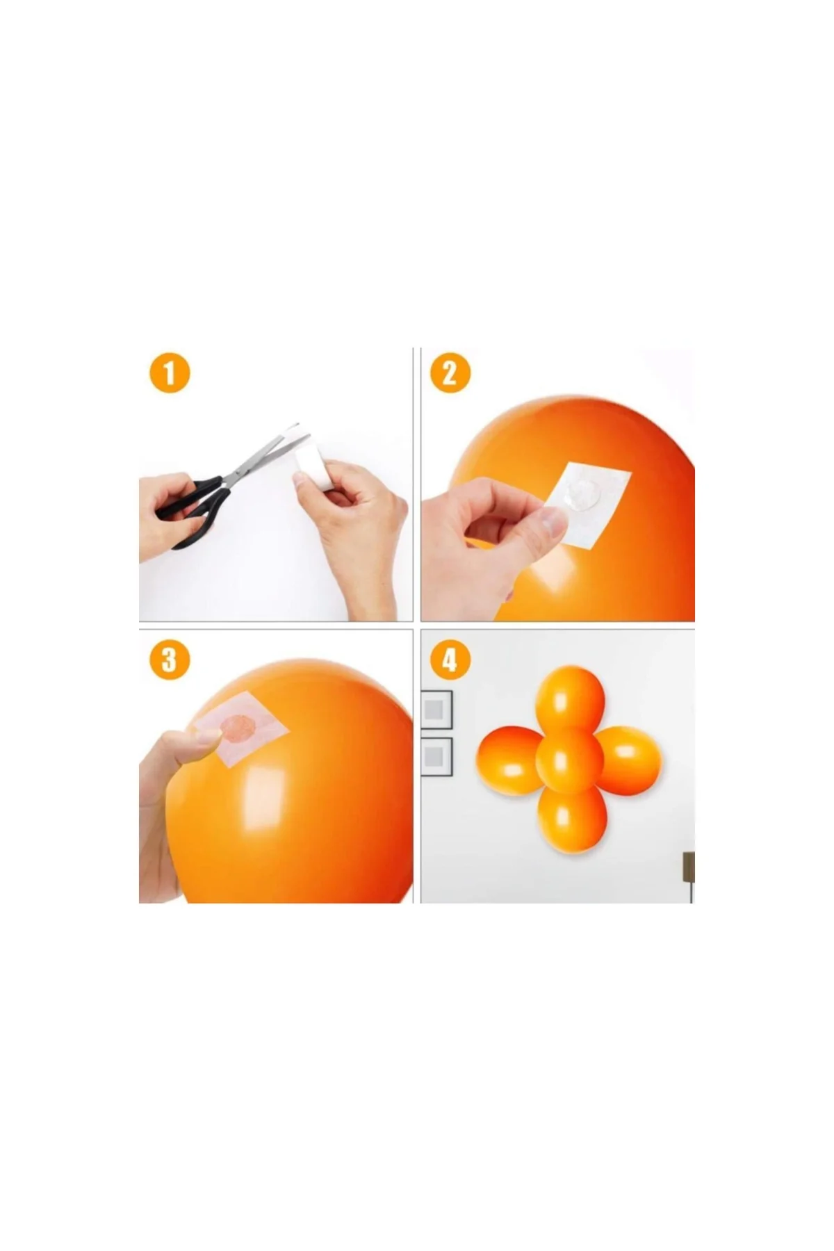 Sticker Damla Model Çift Taraflı Yapışkan Balon Yapıştırıcısı - PAZARIZ Görsel 5
