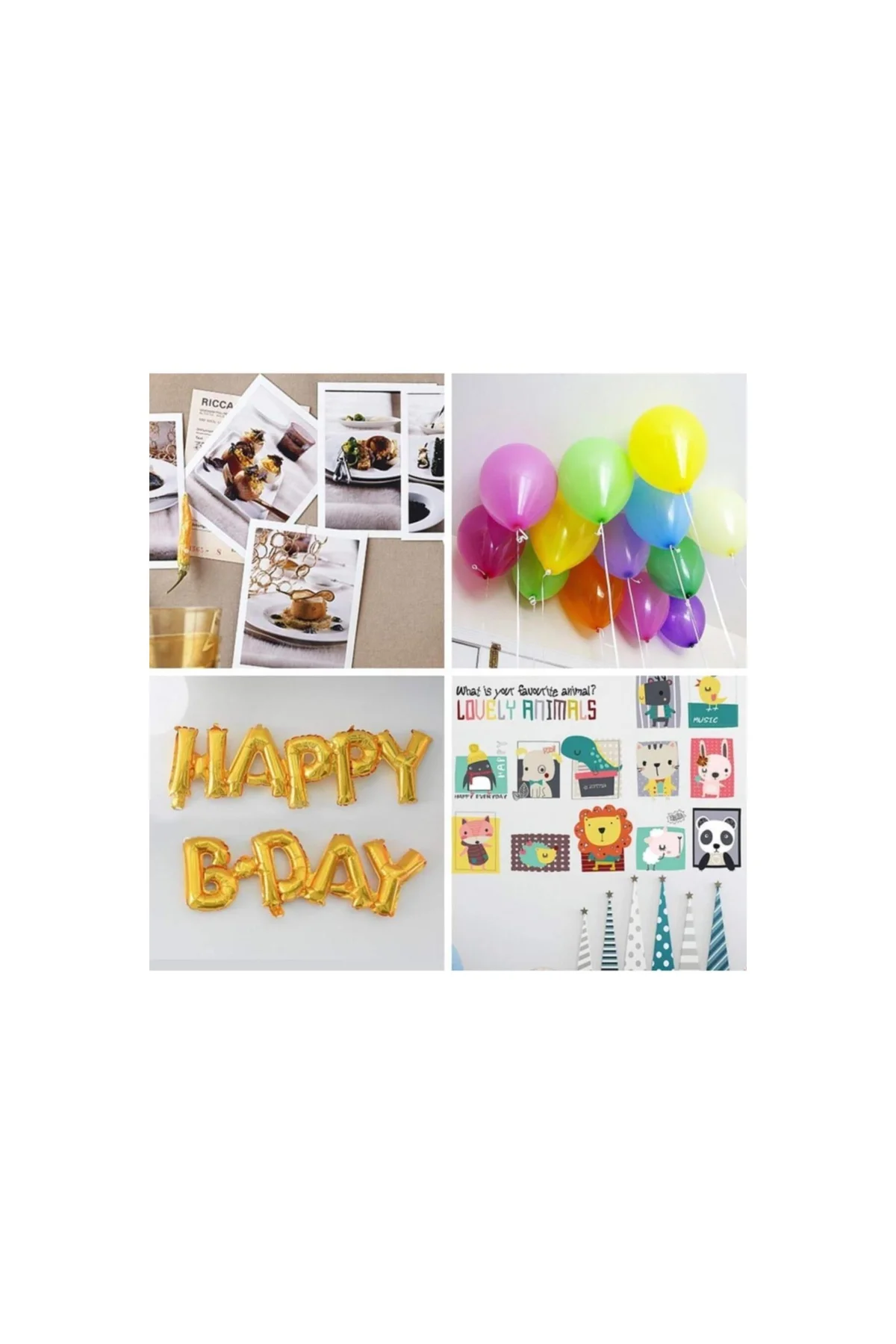 Sticker Damla Model Çift Taraflı Yapışkan Balon Yapıştırıcısı