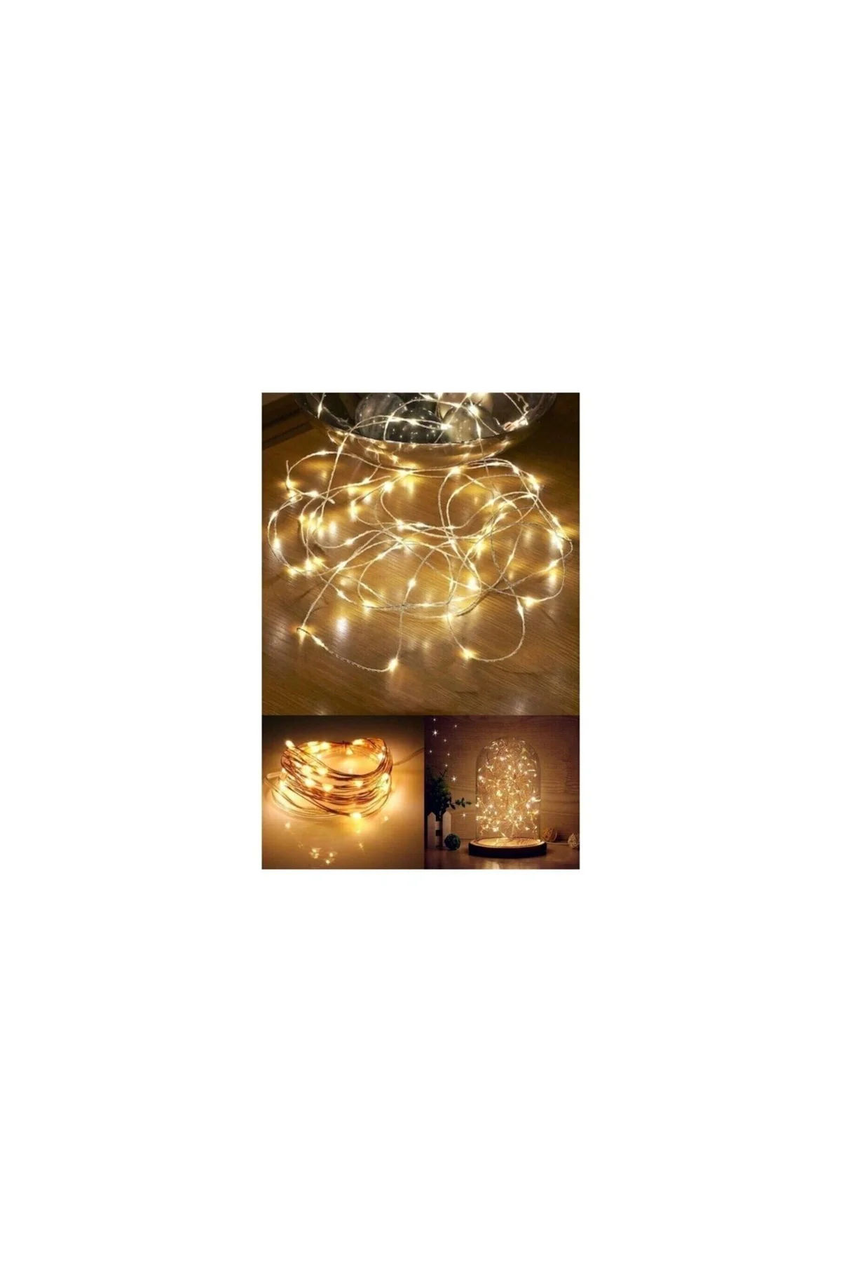 Peri Led Işık 28 Ledli 3 Metre Sarı Led Şerit Aydınlatma Pilli Spot Le - PAZARIZ Görsel 7