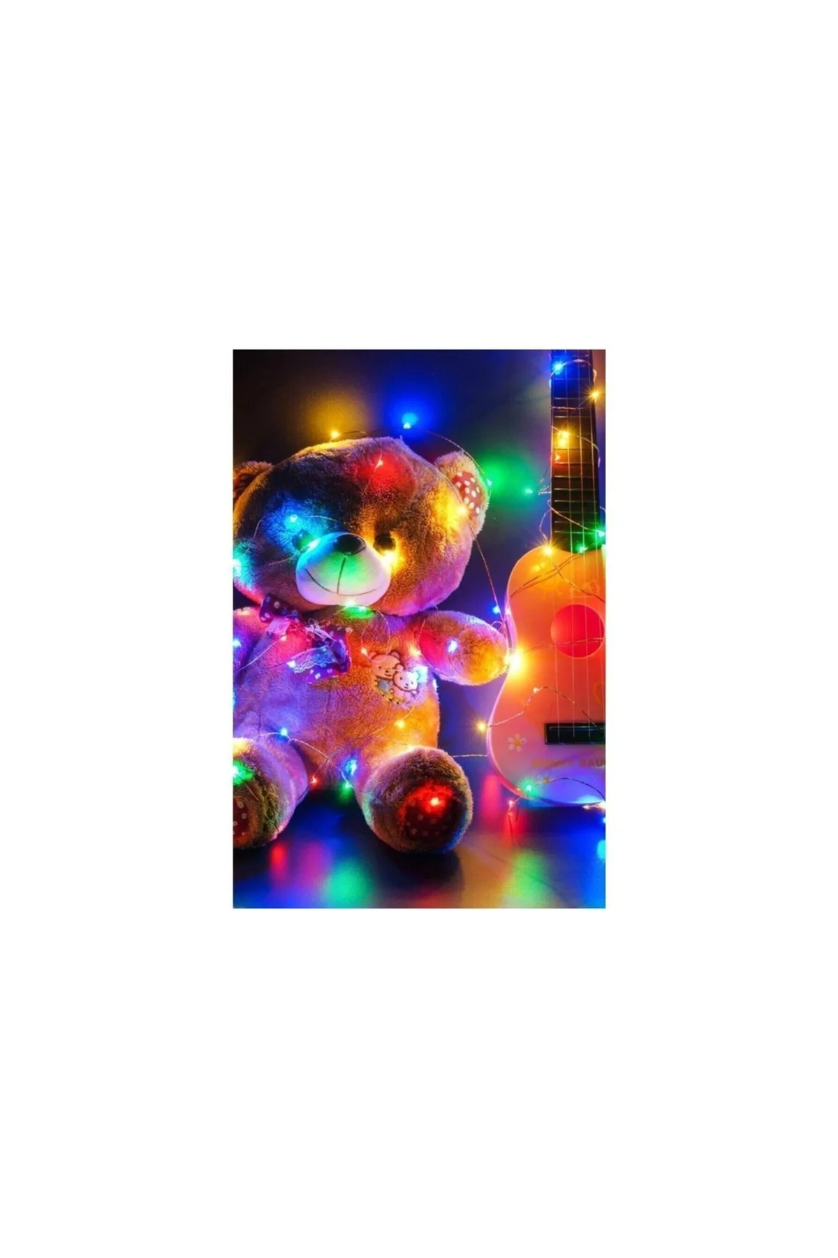 Rgb Peri Led Işık (3m) - Karışık Renk - Dekoratif - Pilli - PAZARIZ Görsel 6