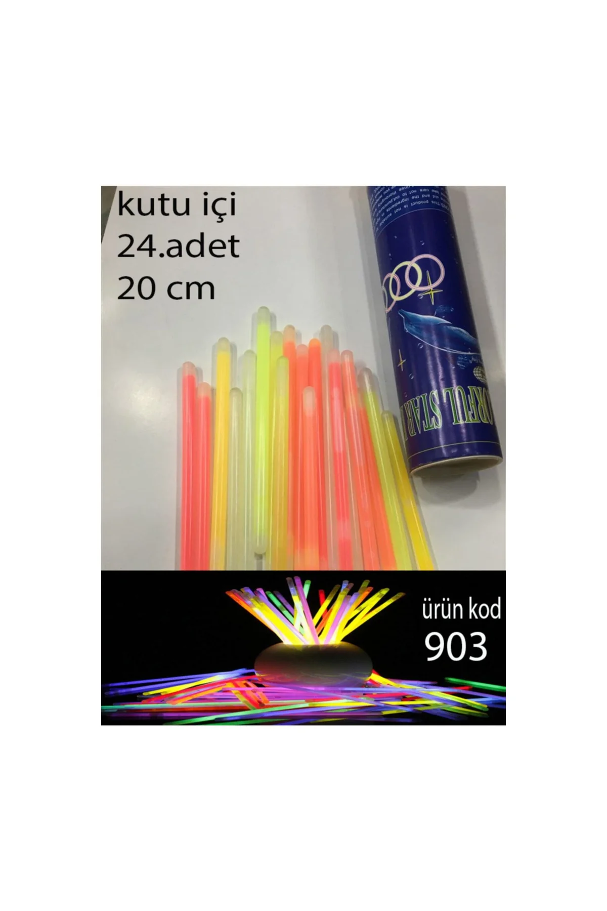 Glow Stick Fosforlu Neon Çubuk 903