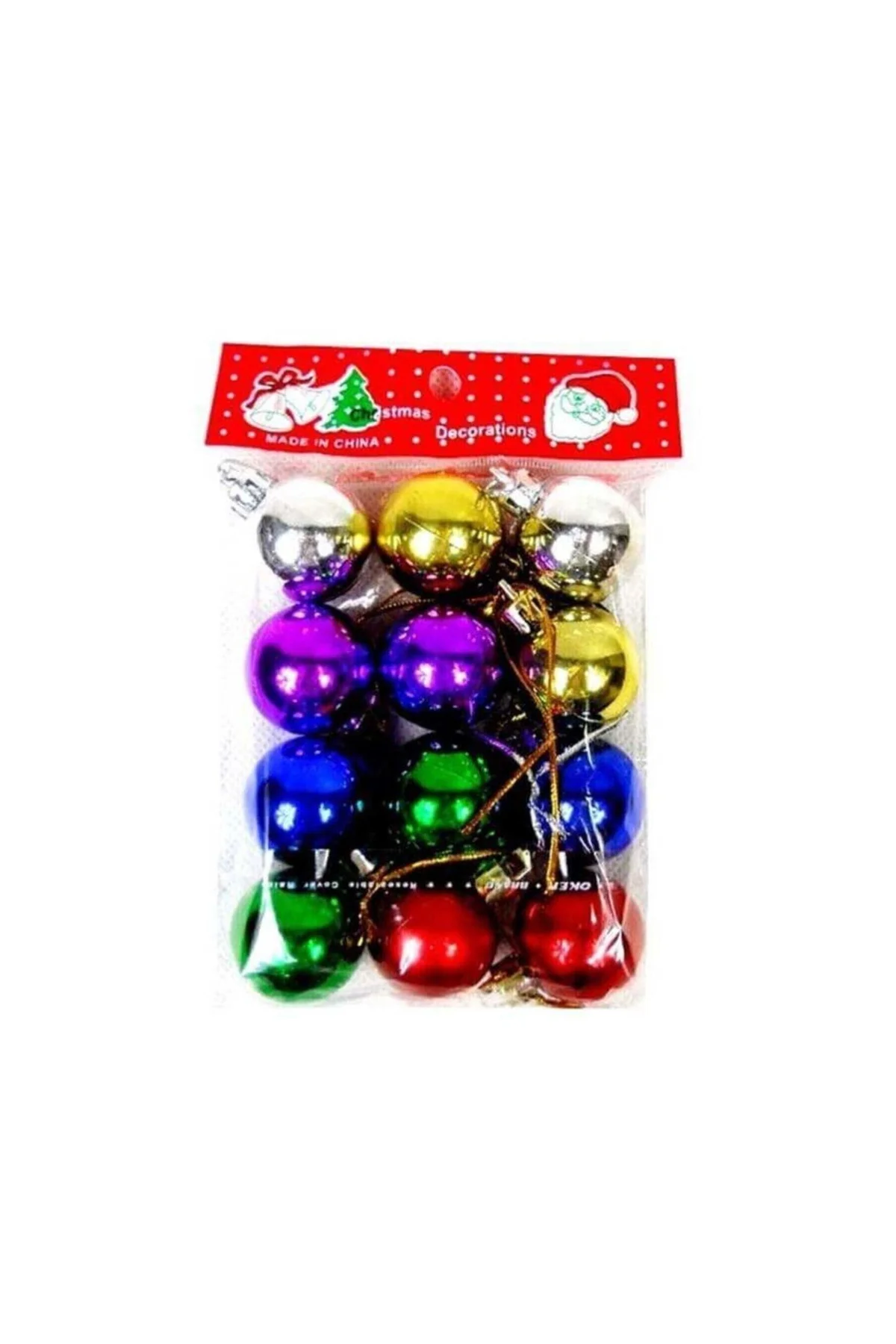Yılbaşı Cici Top Ağaç Süsü 3 Cm Sarı 3 Ad - PAZARIZ Görsel 4