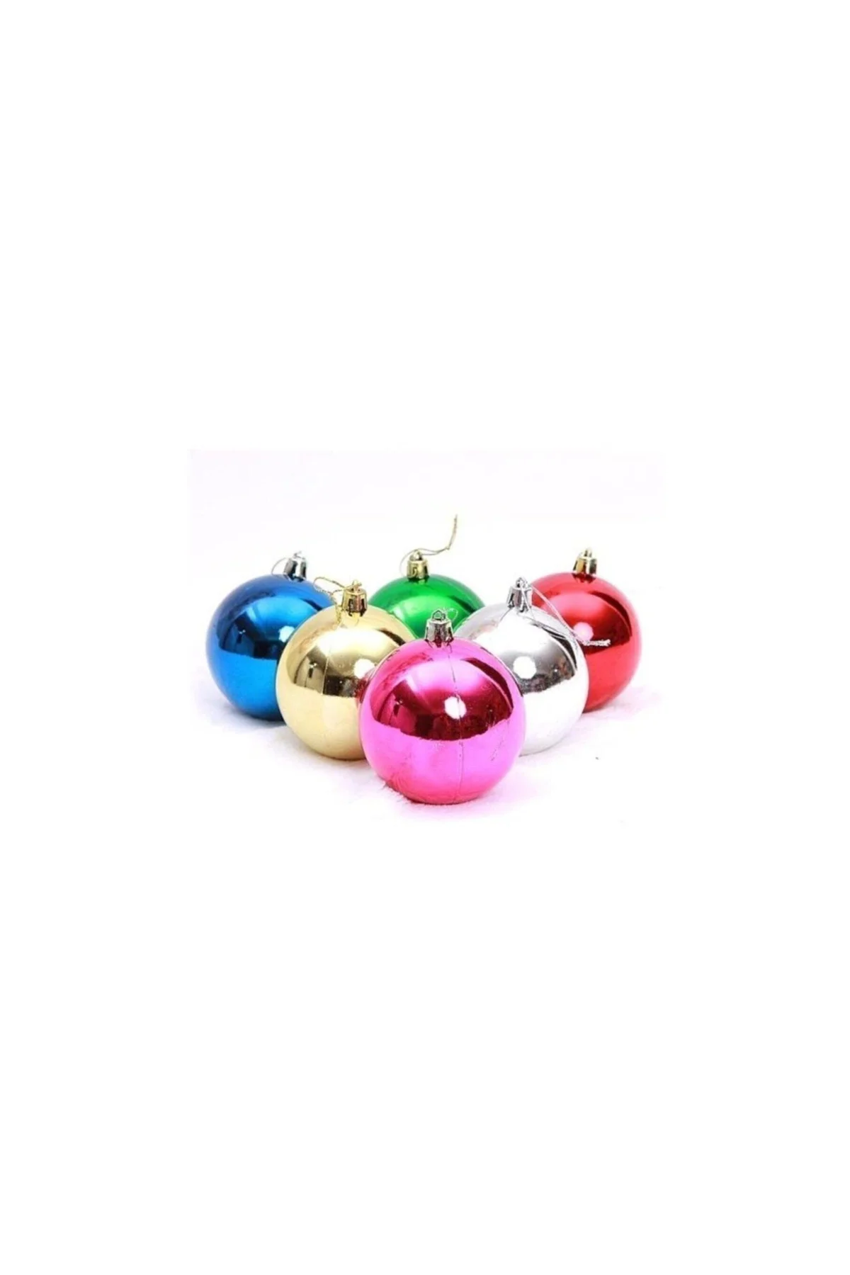 Yılbaşı Cici Top Ağaç Süsü 3 Cm Sarı 3 Ad