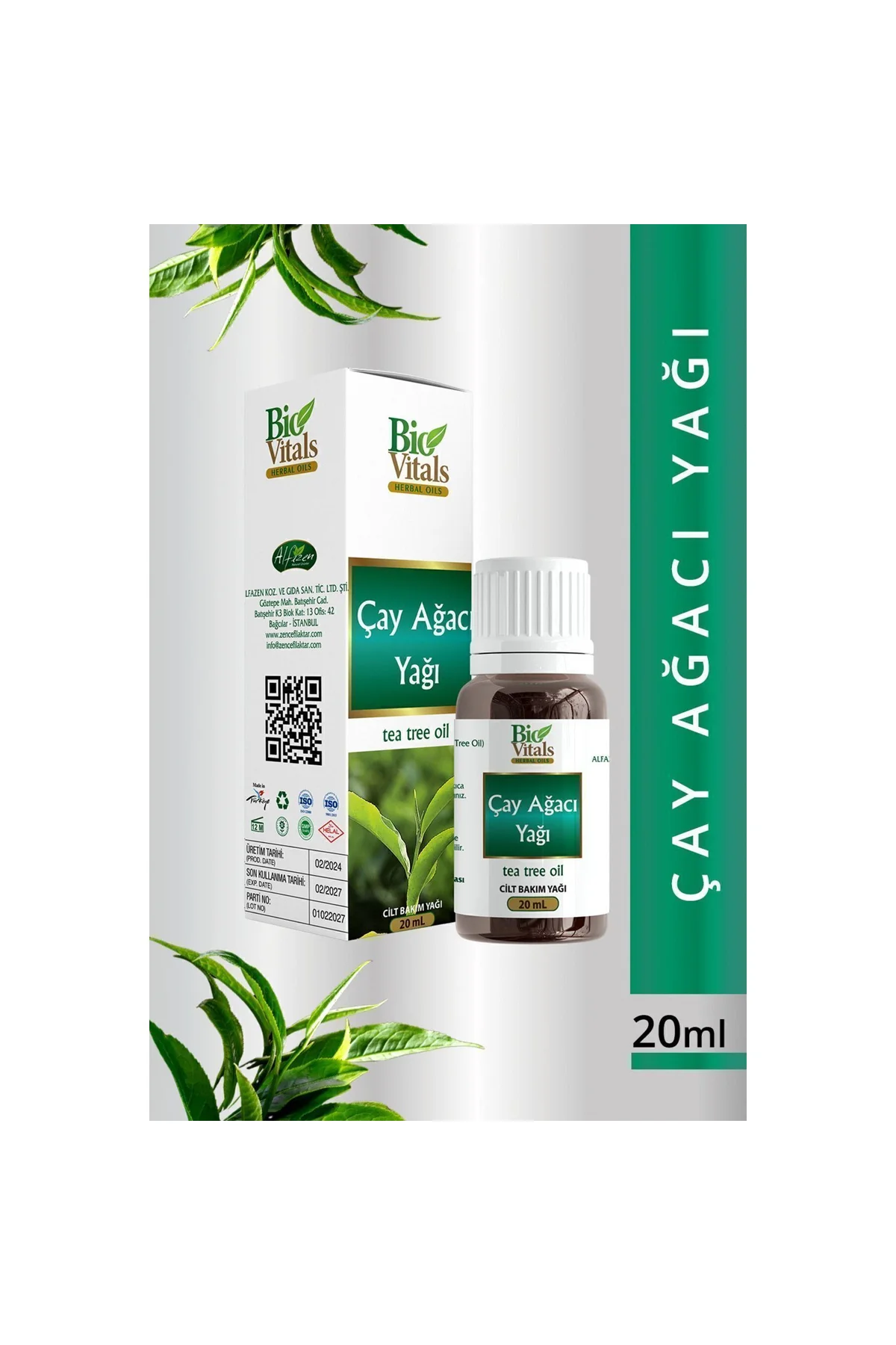 Çay Ağacı Yağı 20 Ml SKT-07-2028