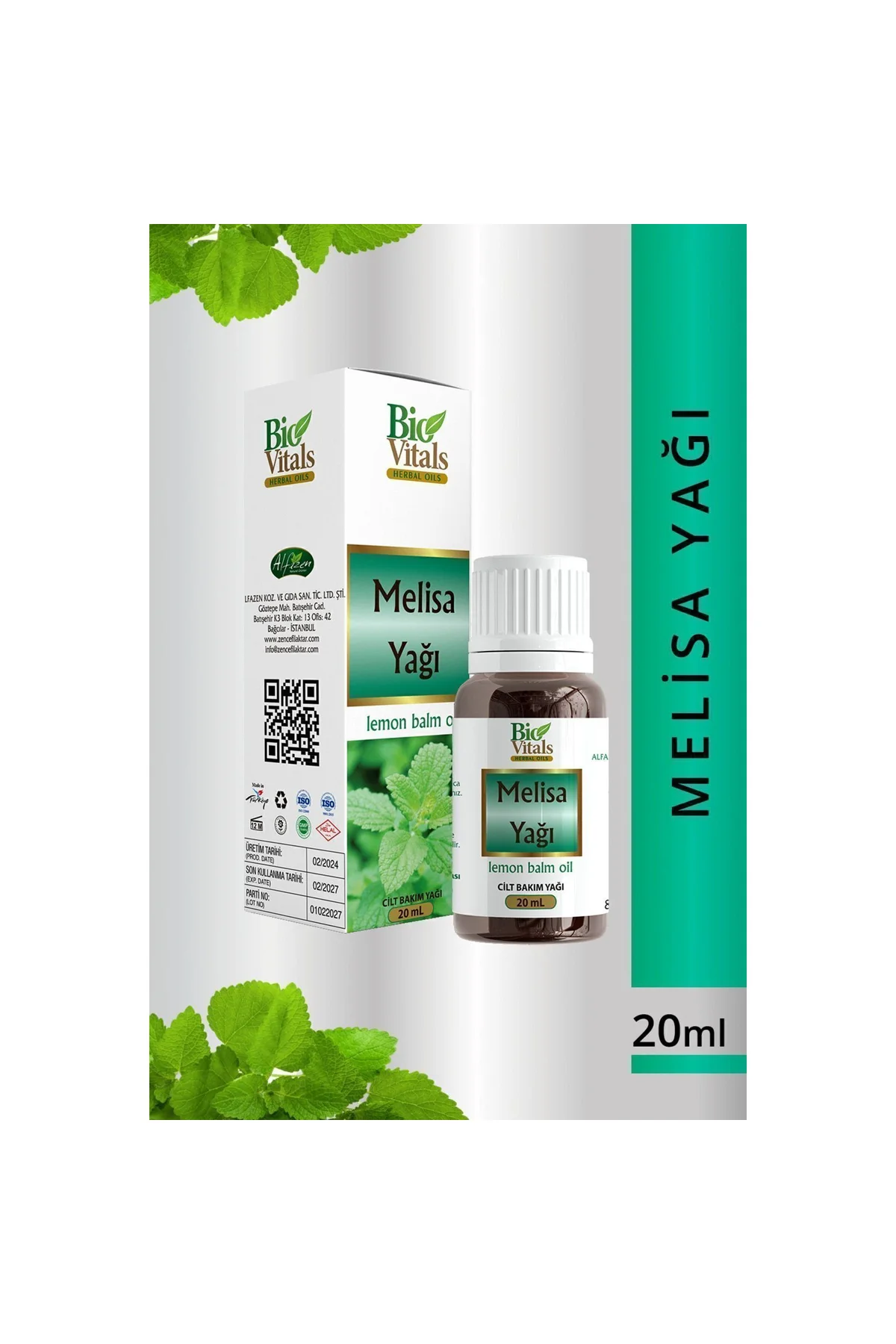 Melisa Yağı 20 Ml