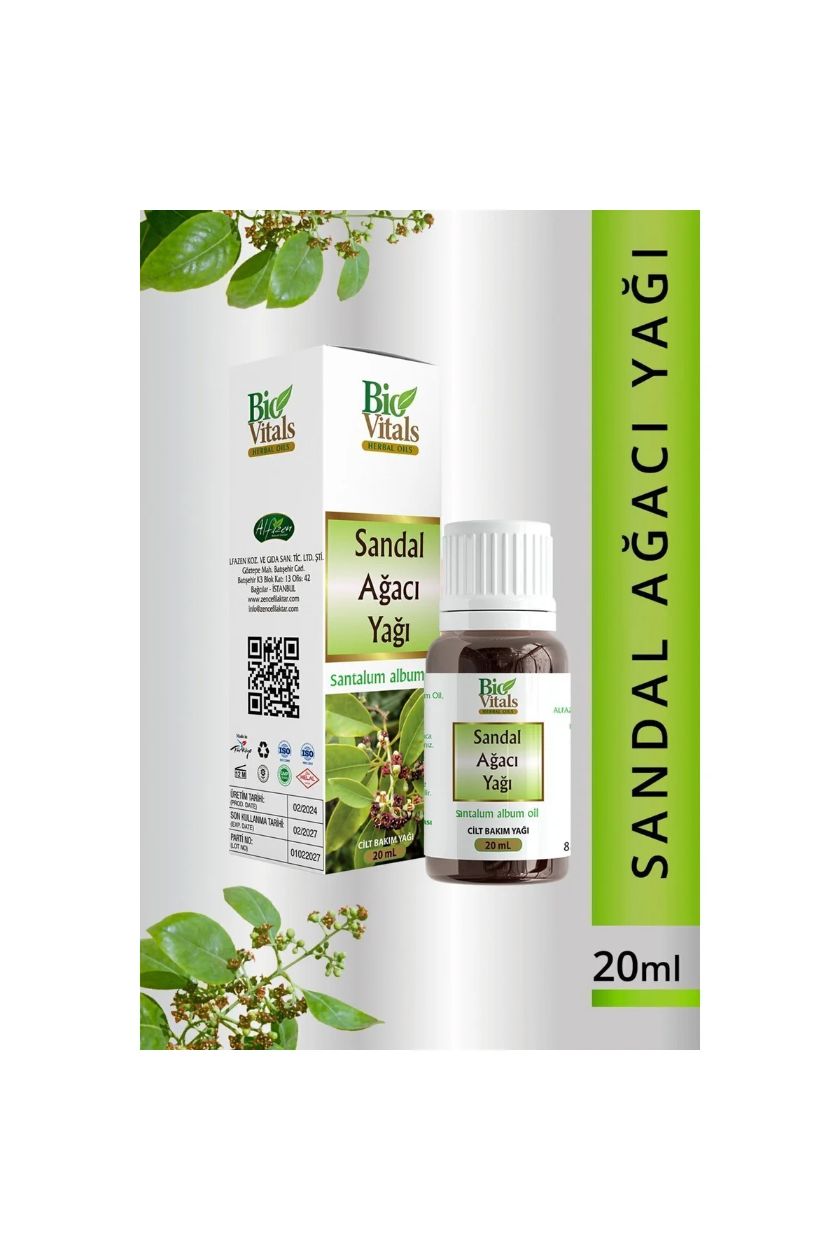 Sandal Ağacı Yağı 20 Ml