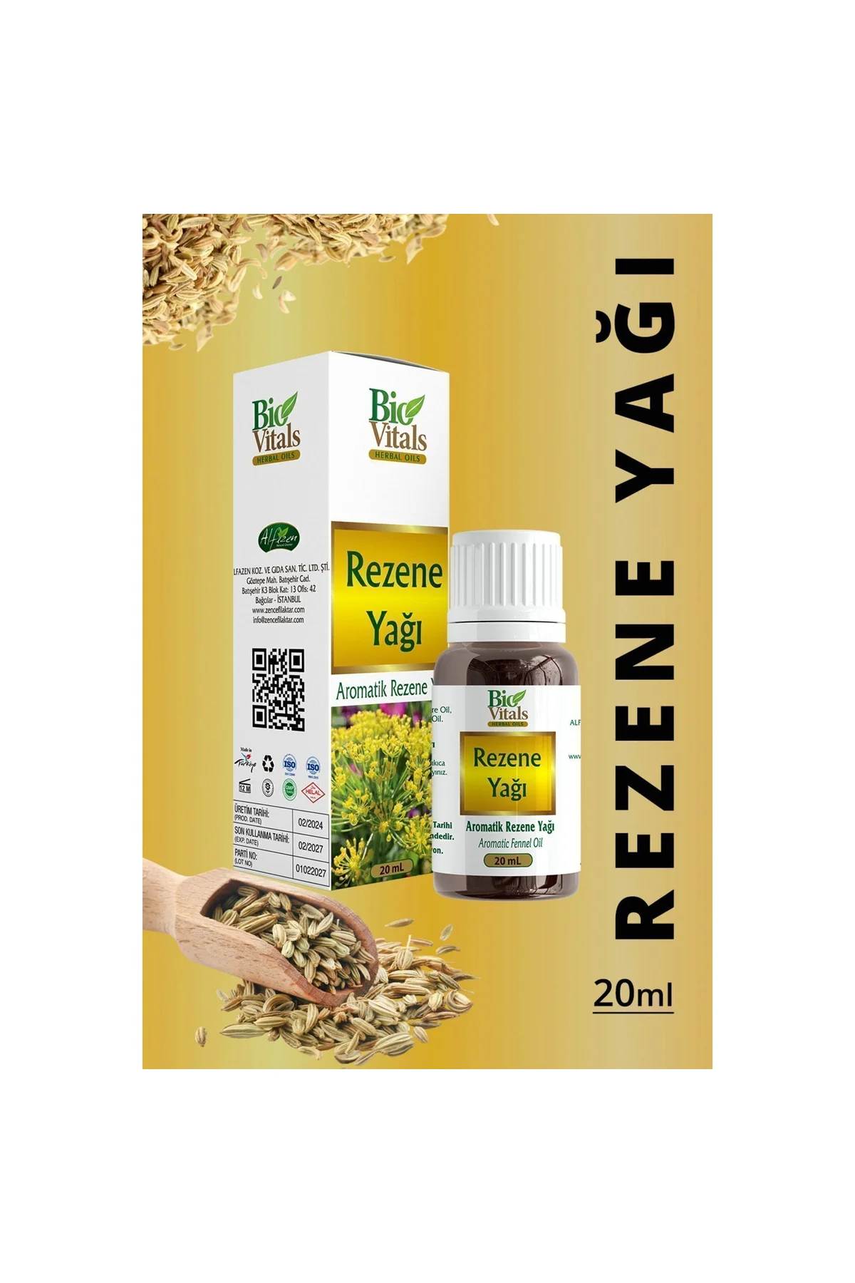 Rezene Yağı 20 Ml