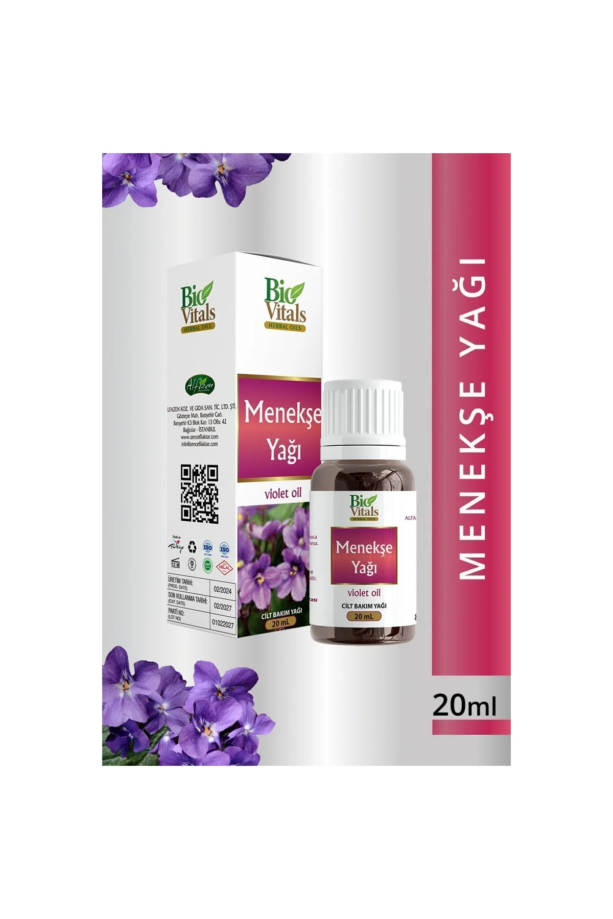 Menekşe Yağı 20ml