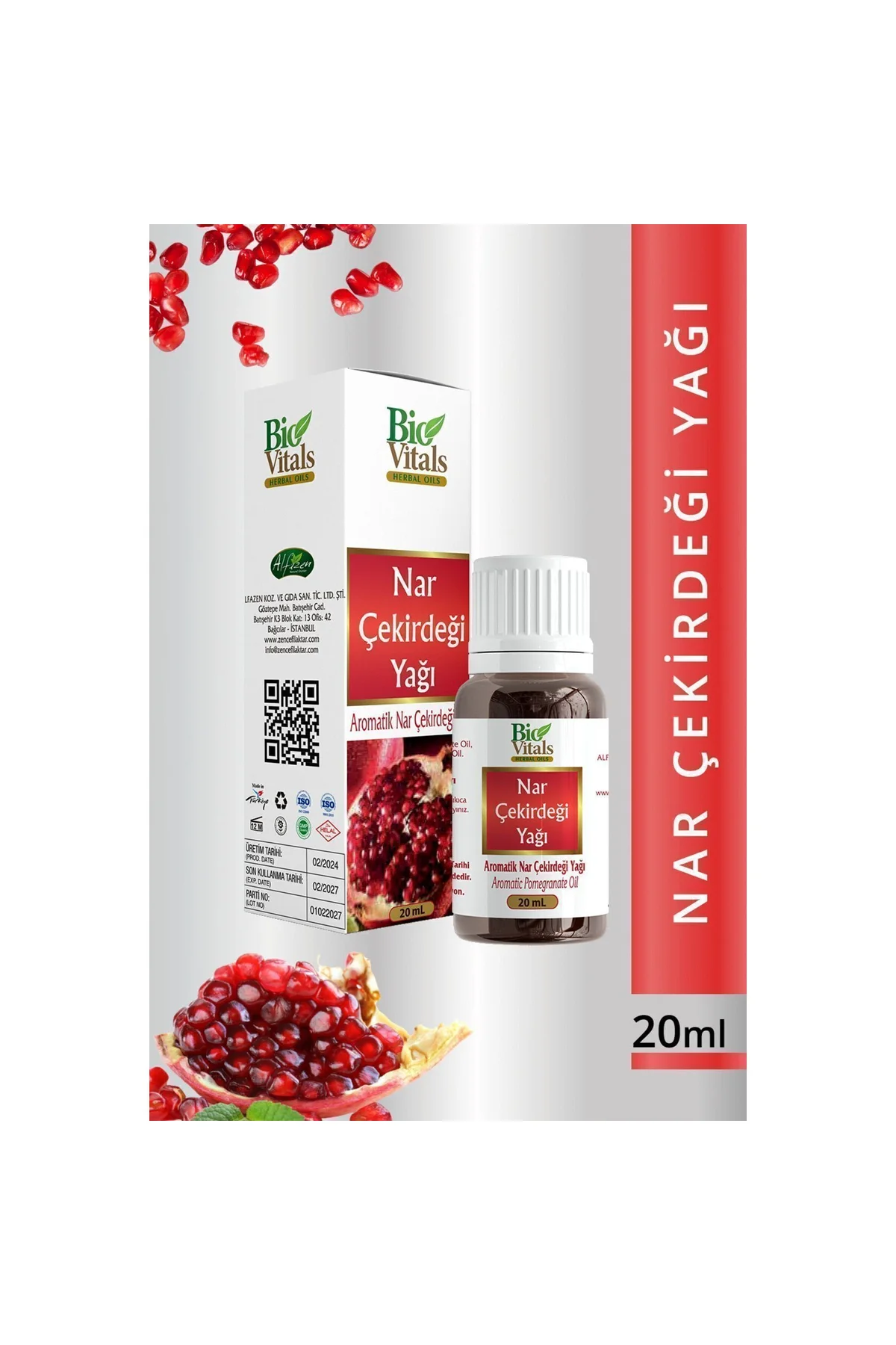 Nar Çekirdeği Yağı 20ml