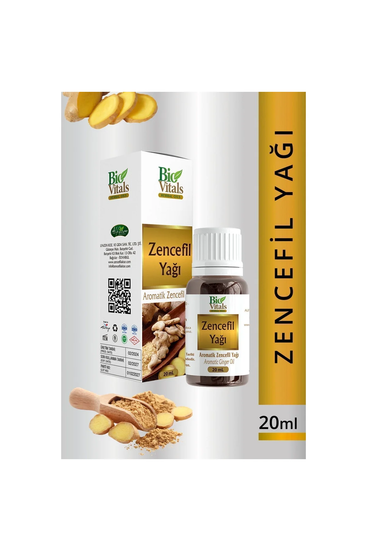Zencefil Yağı 20 Ml