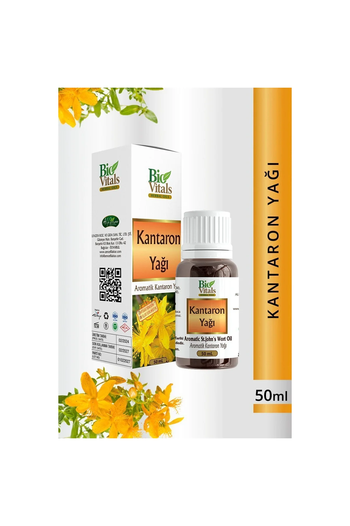 Kantaron Yağı 50 Ml