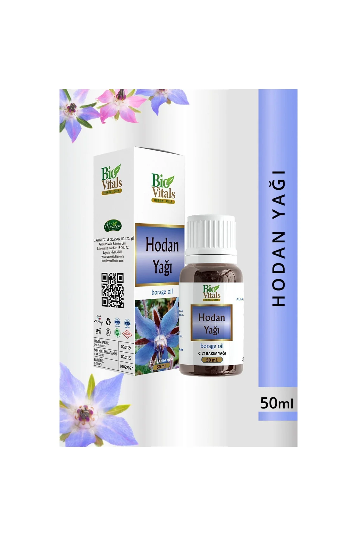Bio Vital Hodan Yağı 50ml - Aromatik Bitkisel Yağ