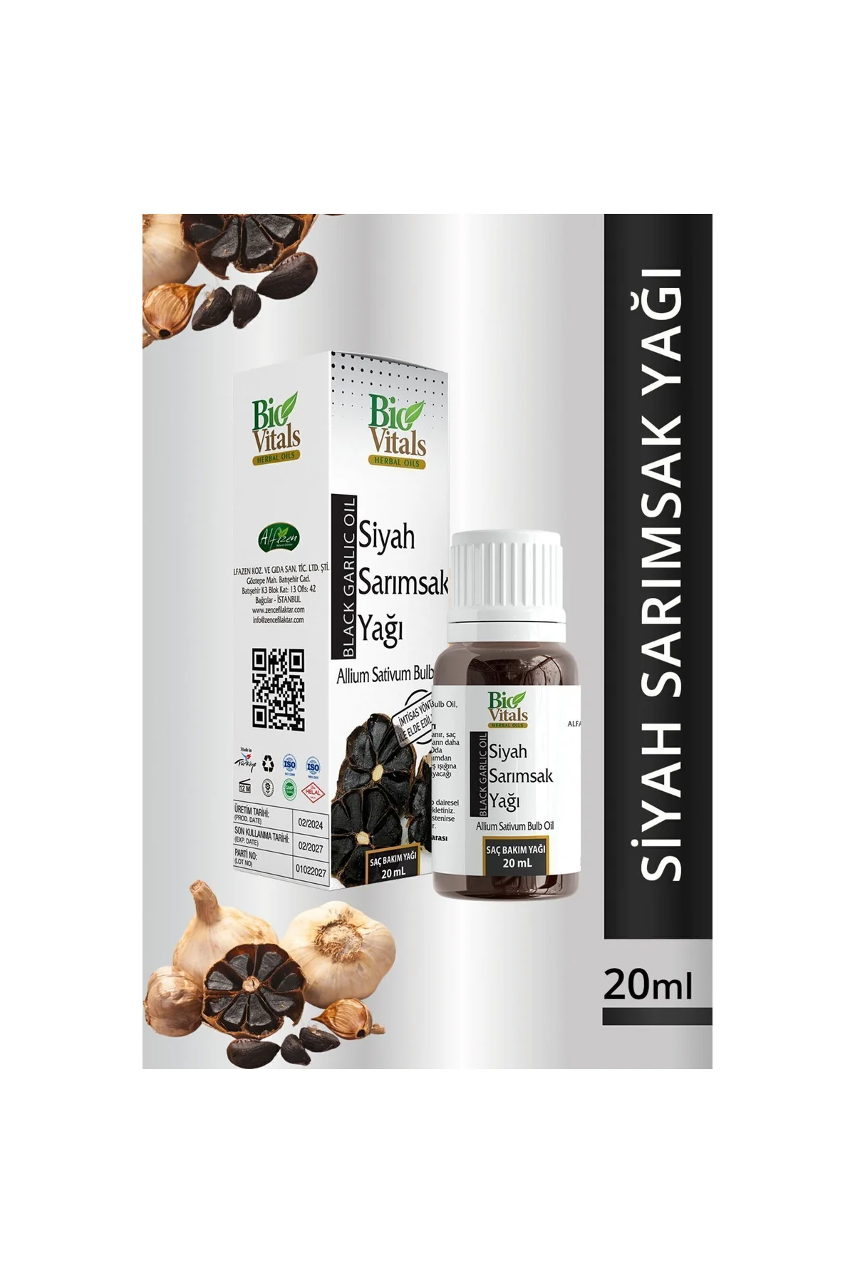 Siyah Sarımsak Yağı 20 Ml