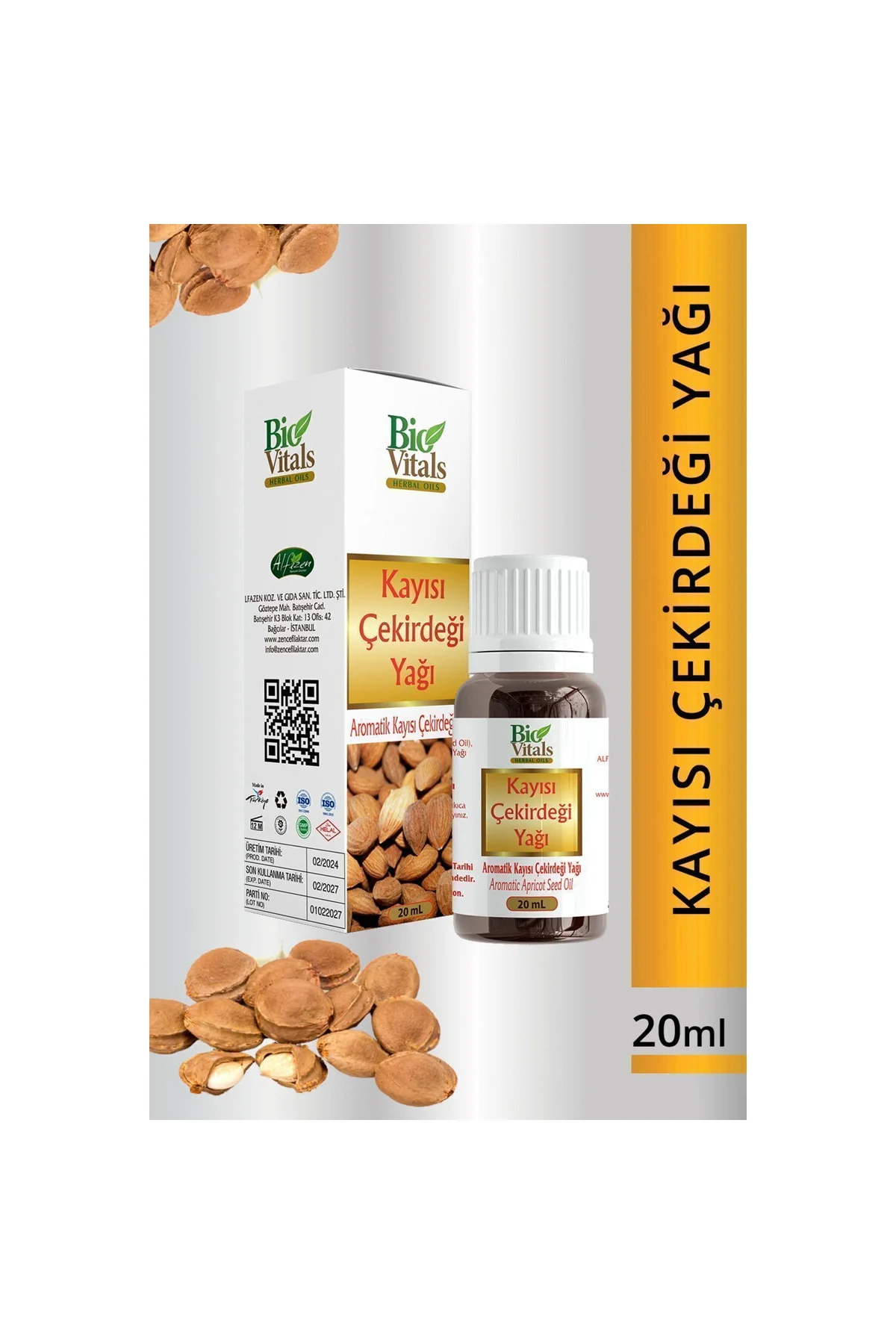Kayısı Çekirdeği Yağı 20 ml