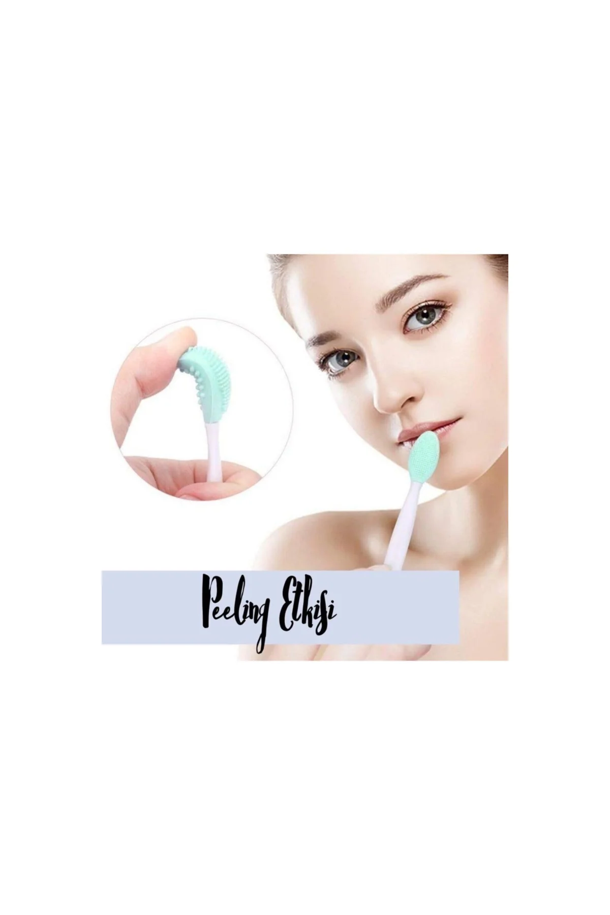 2li Dudak Fırçası Peeling Etkili Gözenek Temizleyici 2 Ad - PAZARIZ Görsel 4