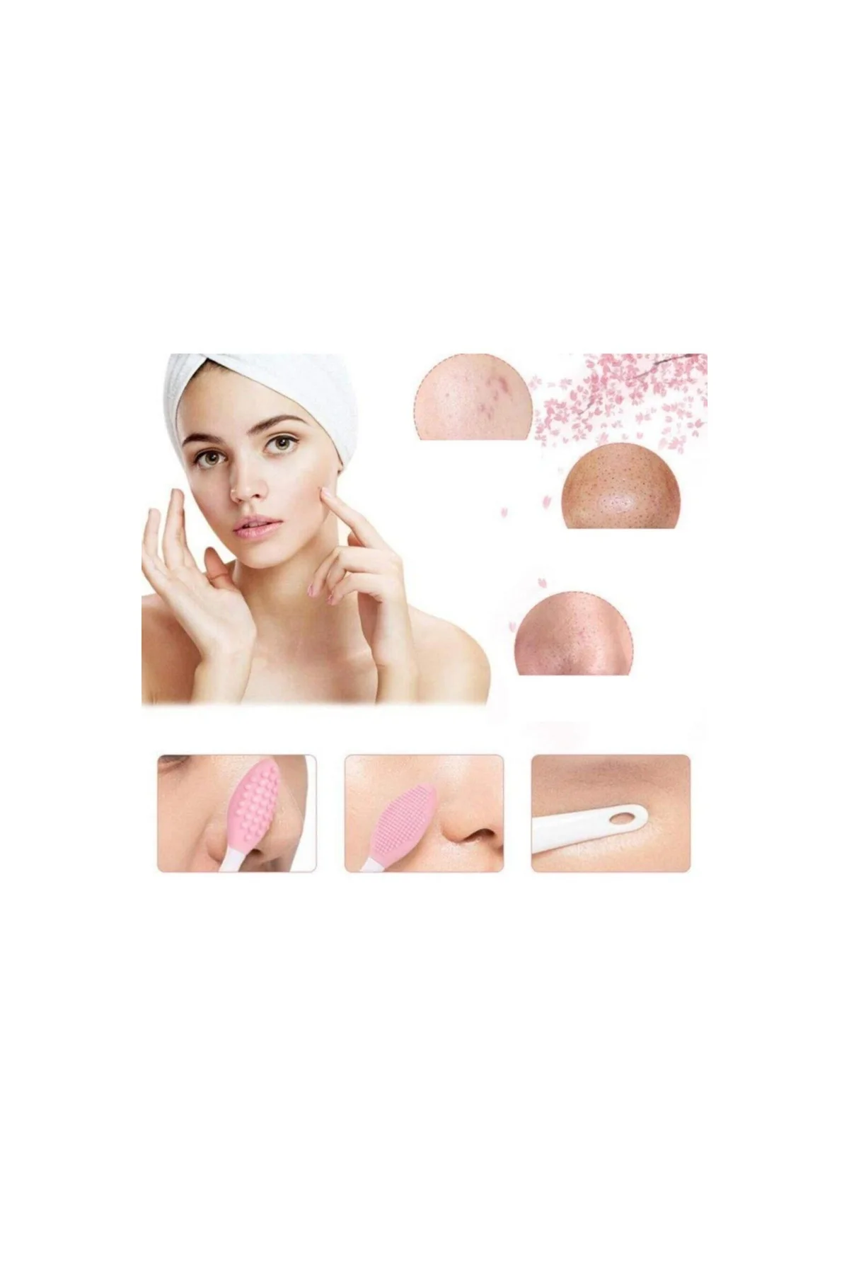 2li Dudak Fırçası Peeling Etkili Gözenek Temizleyici 2 Ad - PAZARIZ Görsel 5