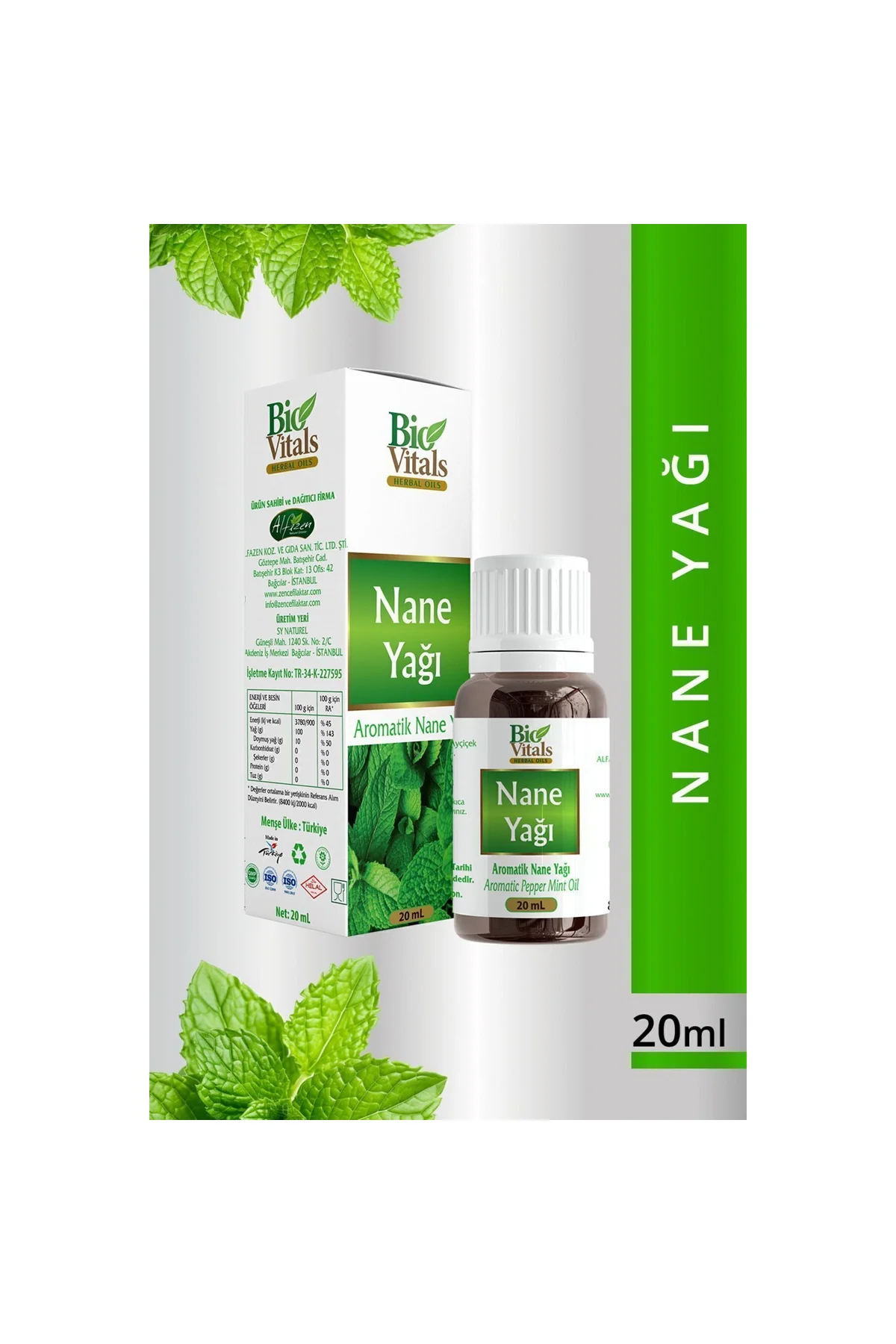 Nane Yağı 20ml SKT-07-2028