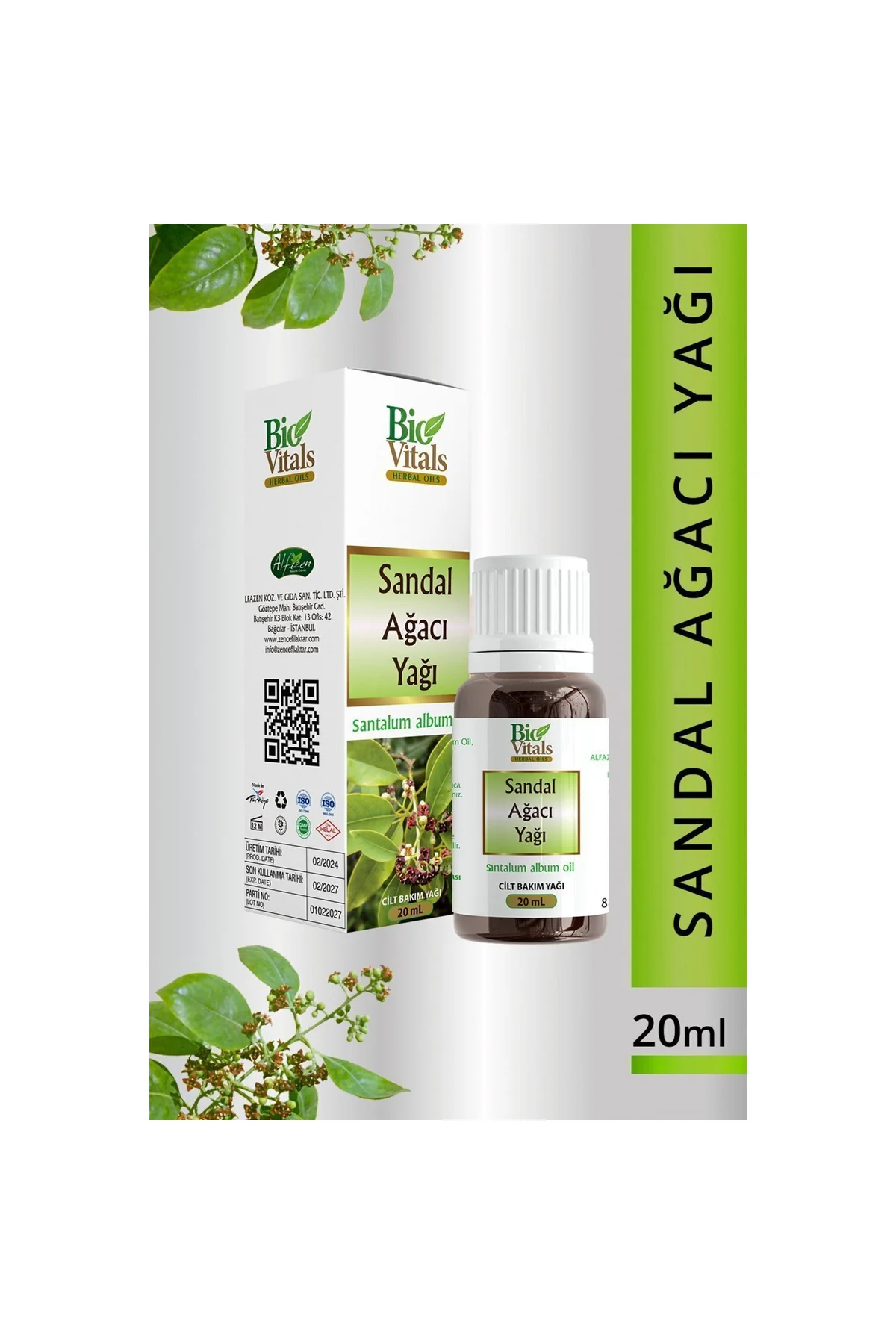 Sandal Ağacı Yağı 20ml