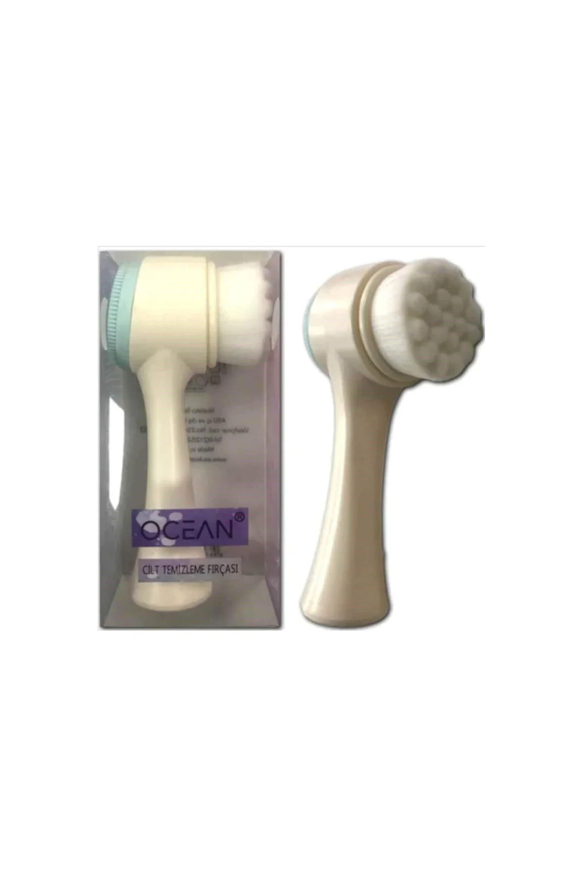 Çift Taraflı Yüz Cilt Gözenek Temizleme Fırçası Peeling Fırça - PAZARIZ Görsel 6