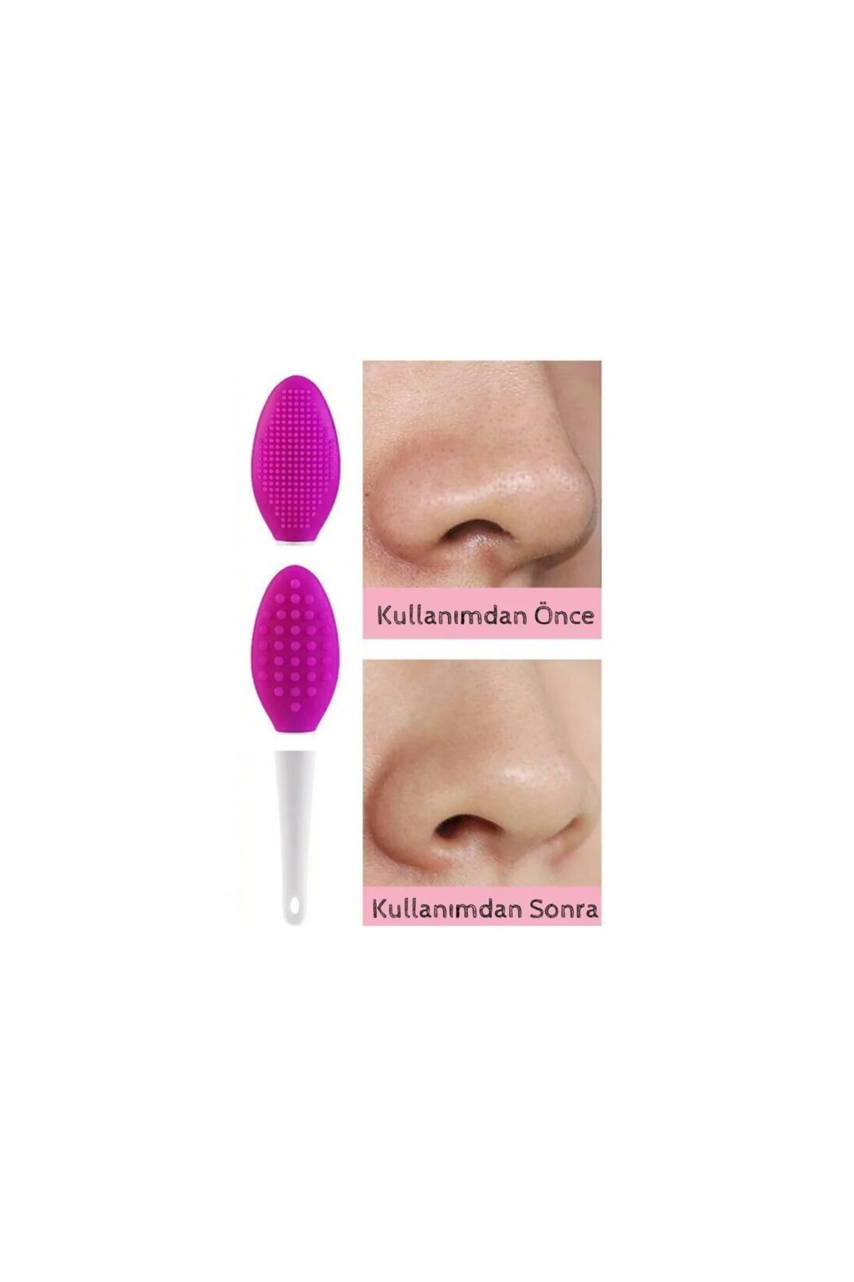Burun Siyah Nokta Temizleyici Peeling Fırça - PAZARIZ Görsel 4