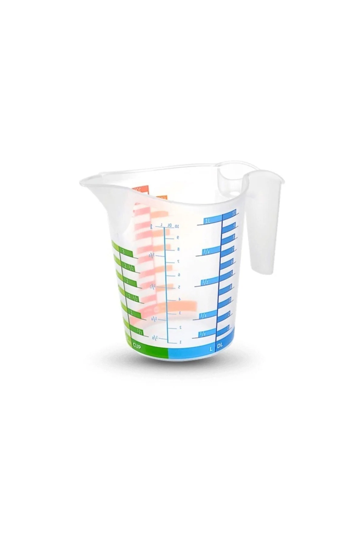 Ölçü Kabı Dereceli Renkli 1000 Ml