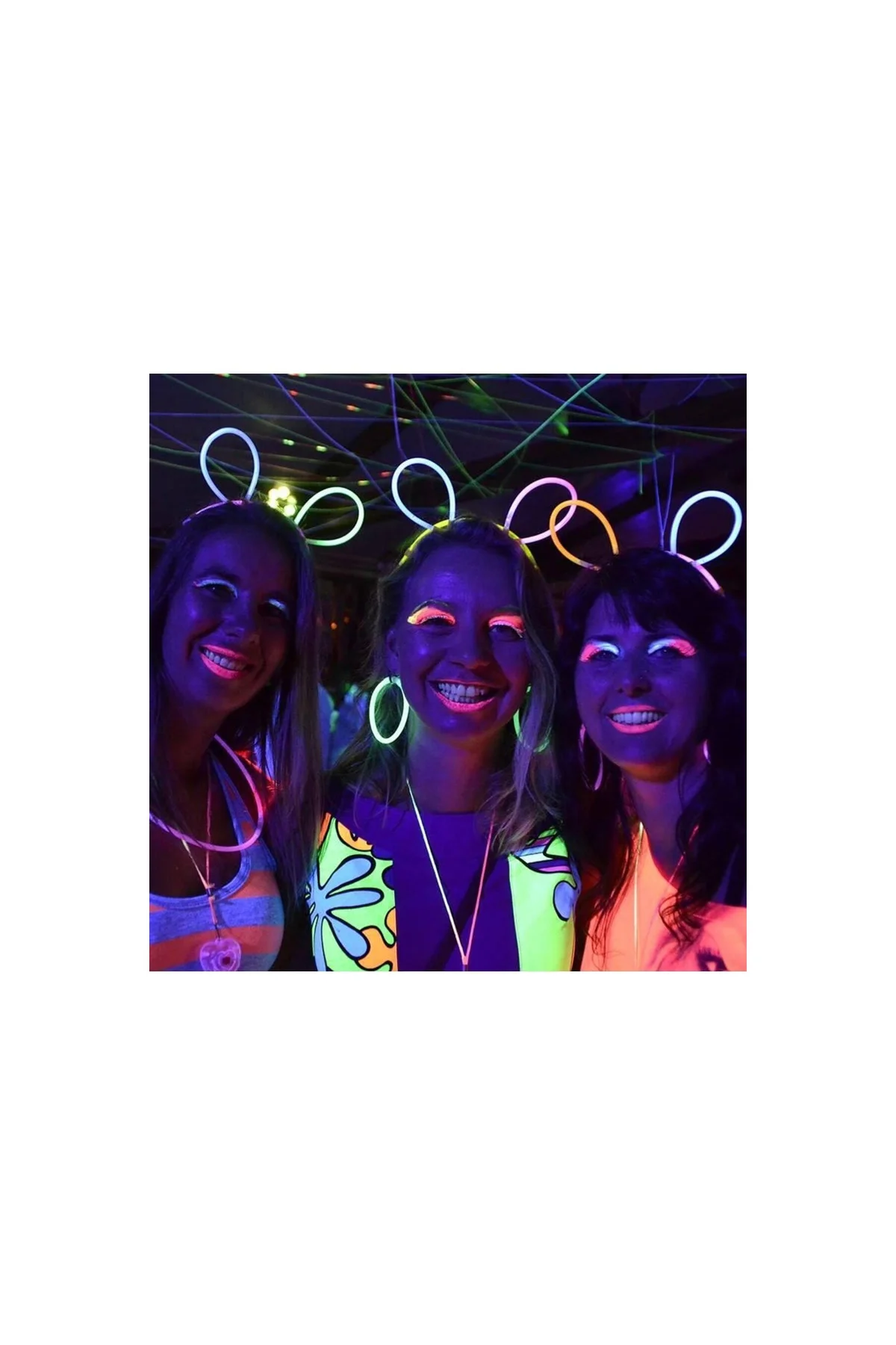 Karanlıkta Parlayan Fosforlu Glow Stick Fosforlu Renkli 6 Adet
