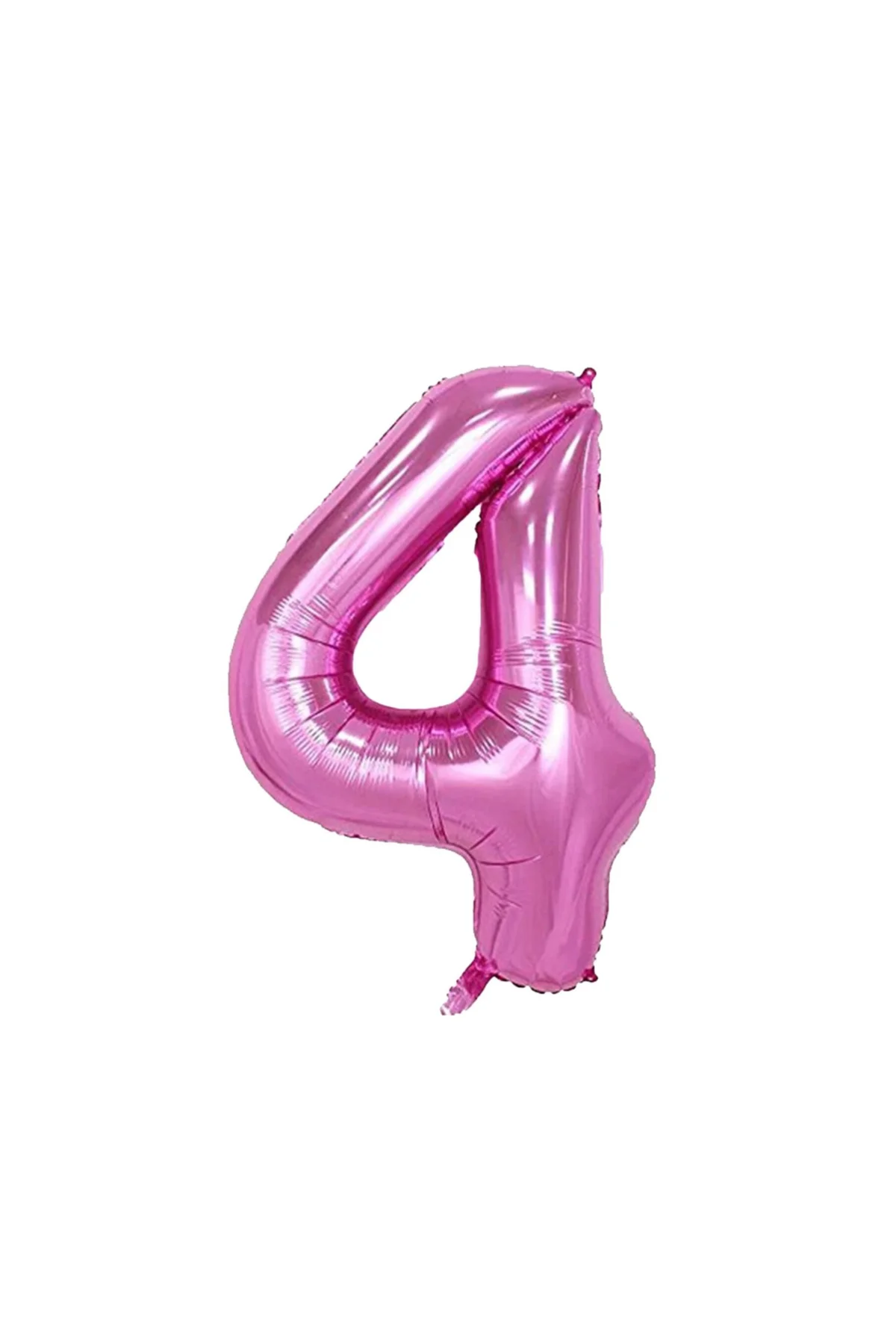 Pazariz 4 Rakam Folyo Balon Pembe 90cm (40INCH) 1 Adet