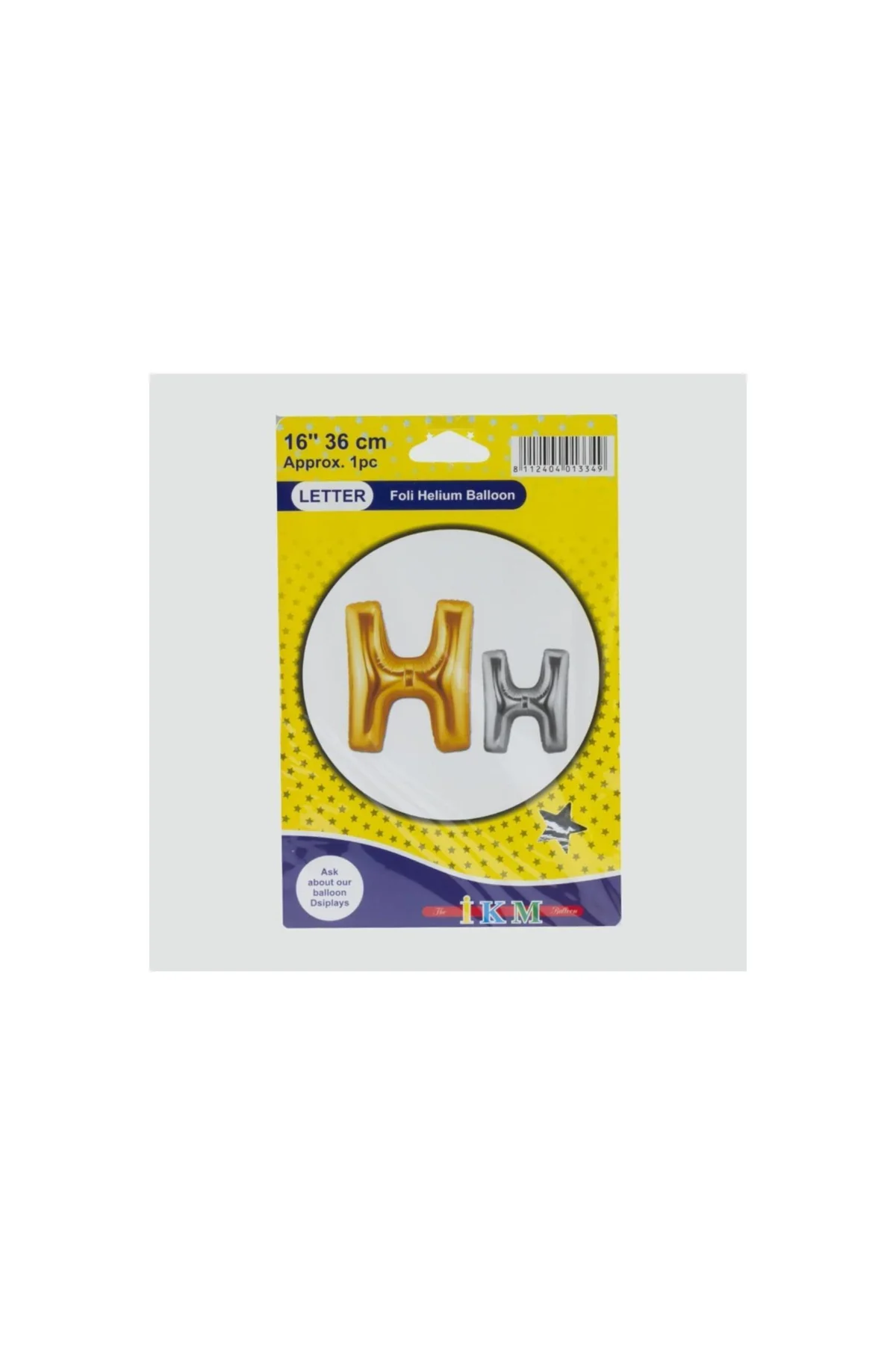 Sarı Renkli 16*36 Harfli Folyo Balon - Model - PAZARIZ Görsel 5