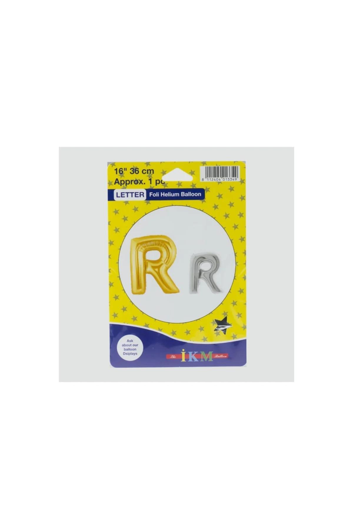 Sarı Renkli 16*36 Harfli Folyo Balon - Model - PAZARIZ Görsel 6