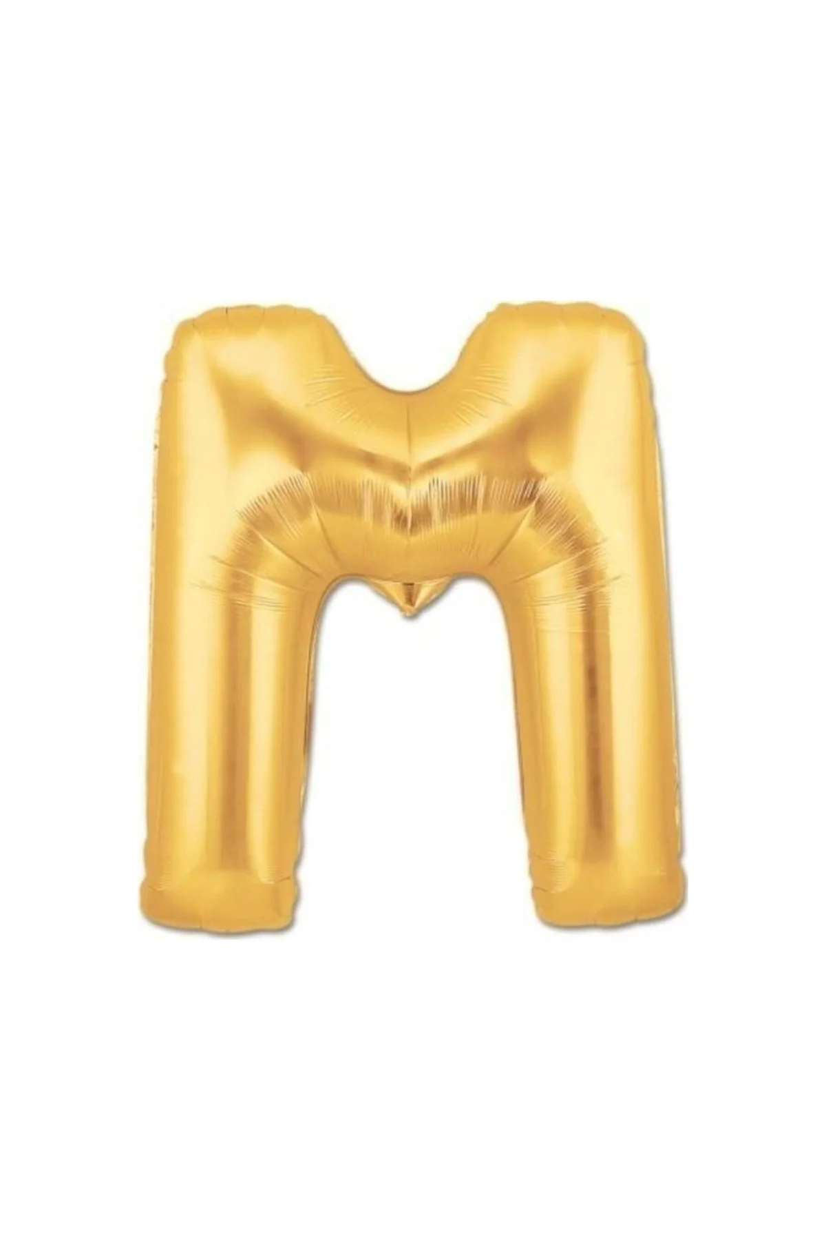 Harf Folyo Balon M Harfi Büyük Boy Balon Altın Sarısı /dore 100cm
