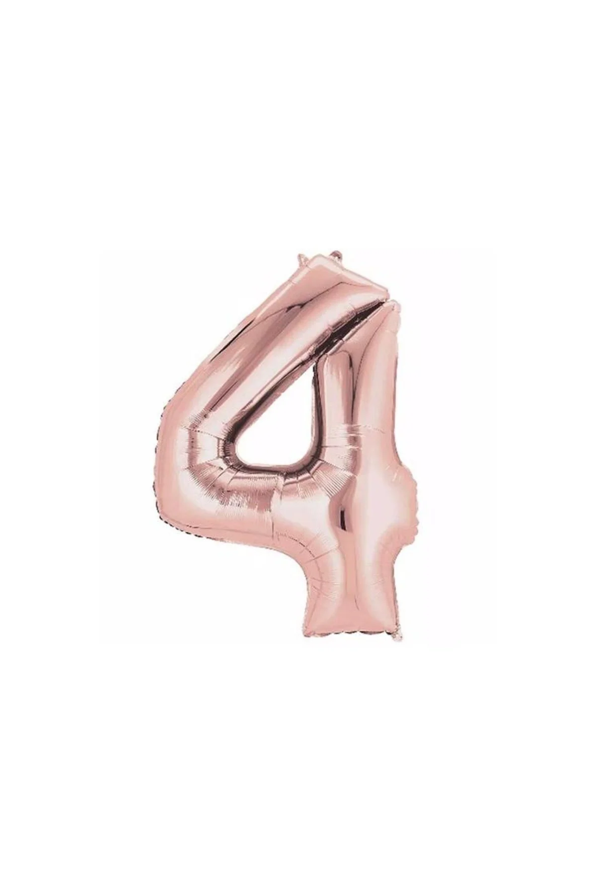4 Rakam Rose Folyo Balon 100 Cm