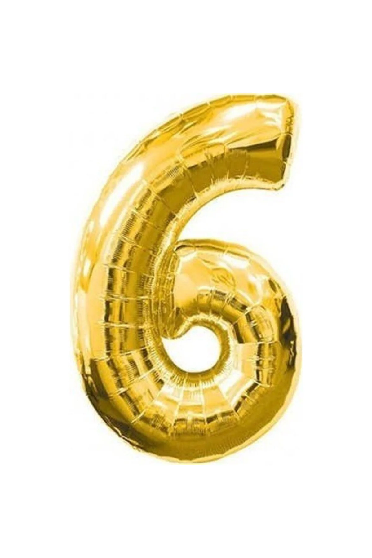 6 Folyo Balon Gold 100 Cm Helyum Balon Uçan Balon